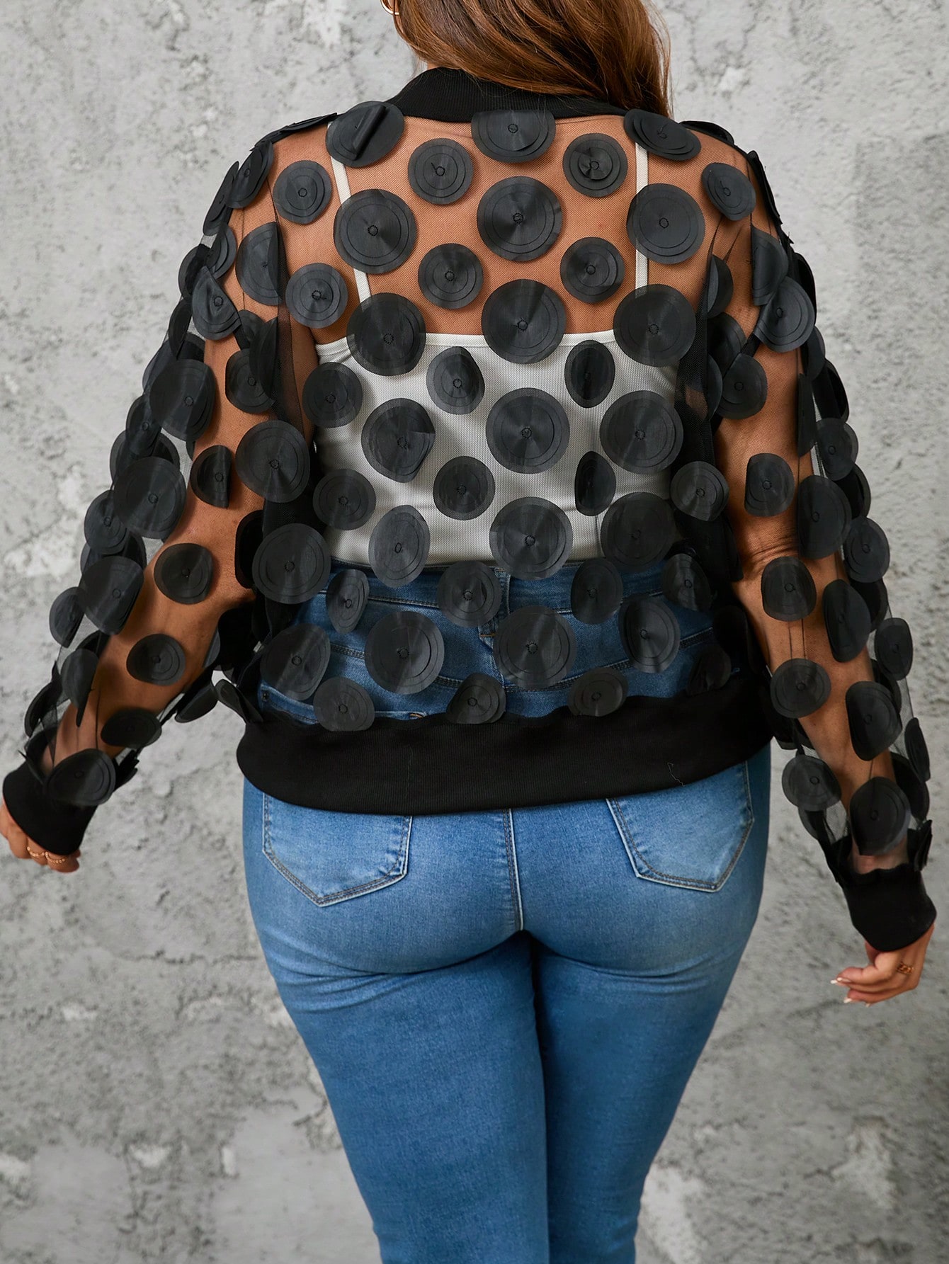 In Black Plus Size Jackets