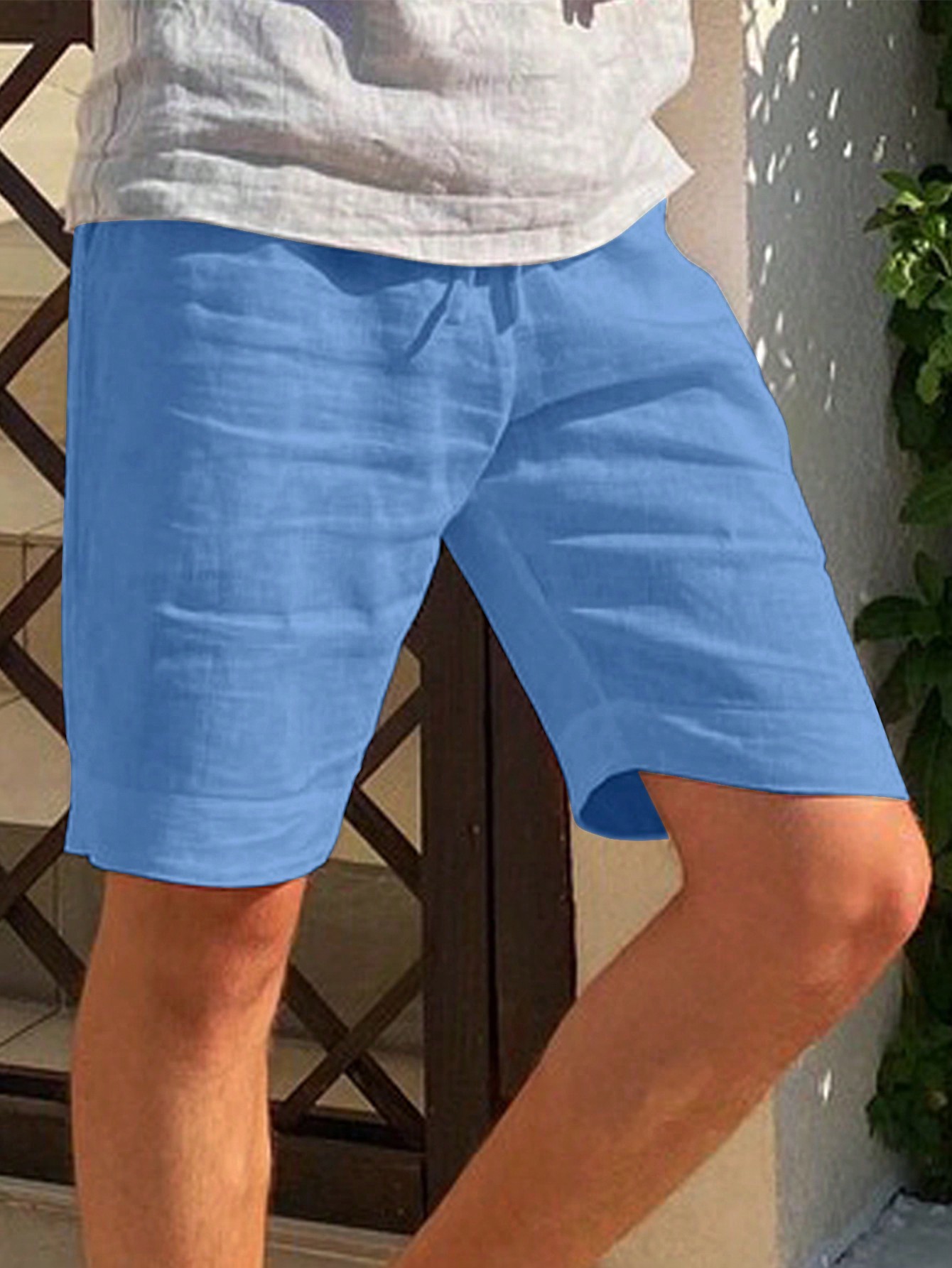 Men Linen Shorts