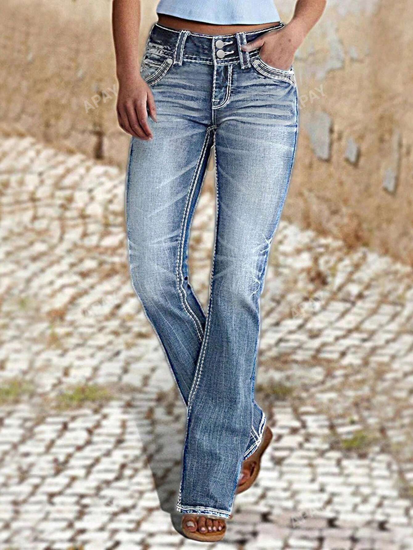 Flare Leg Jeans