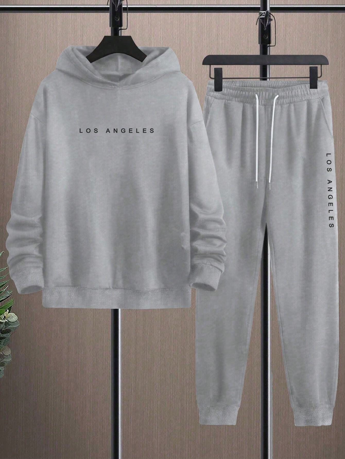 Men Plus Size Hoodie & Sweatshirt Co-ords