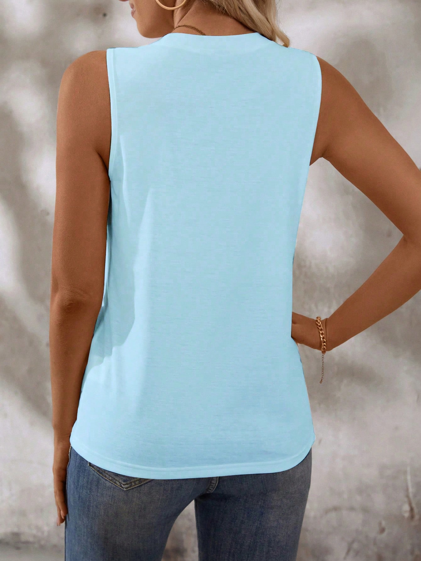 In Blue Women Tank Tops & Camis