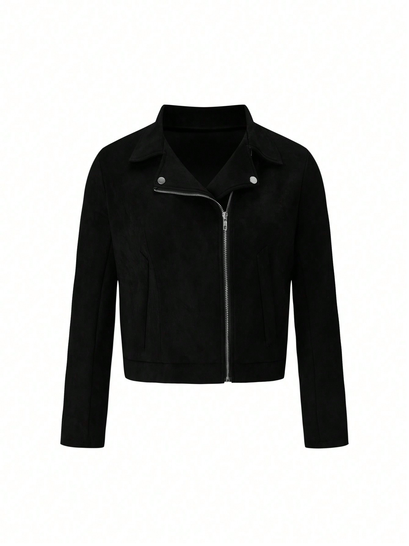 In Black Plus Size Jackets