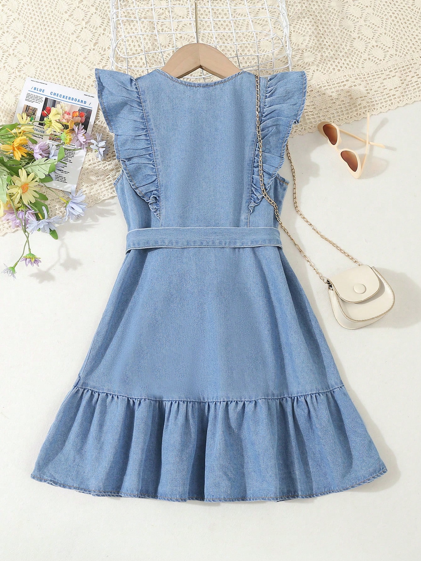 Young Girls Denim Dresses