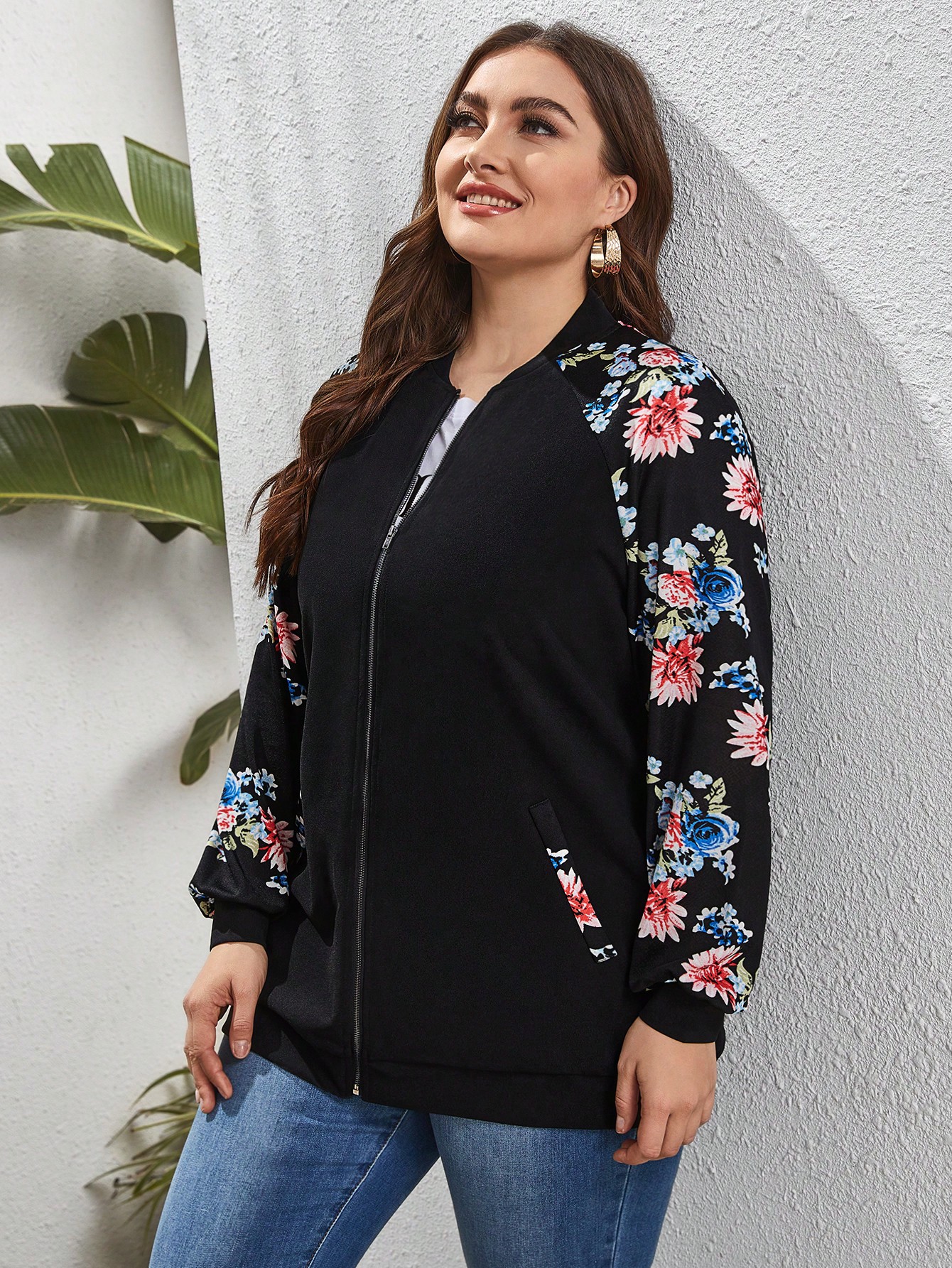 In Black Plus Size Jackets