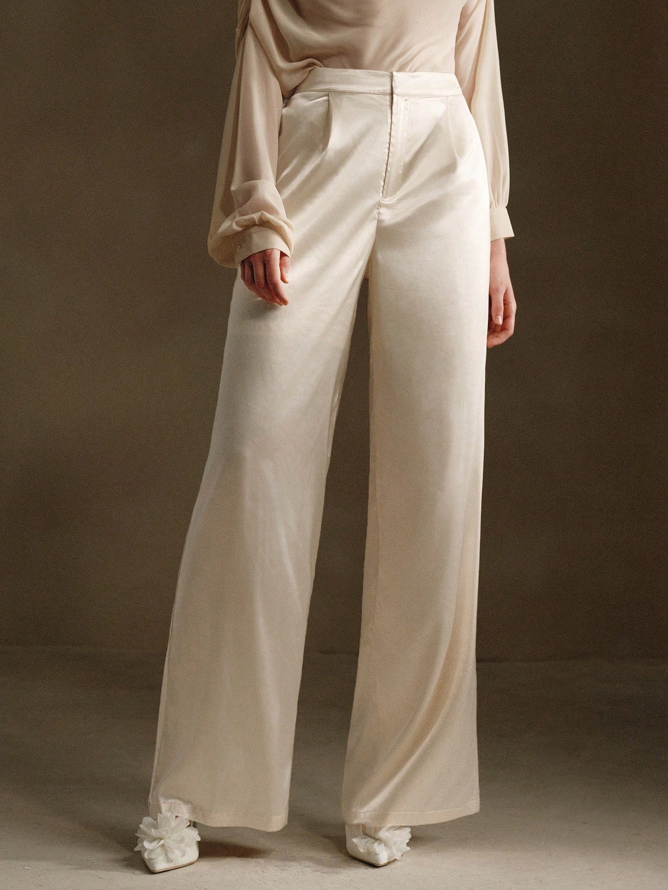 In Beige Women Pants