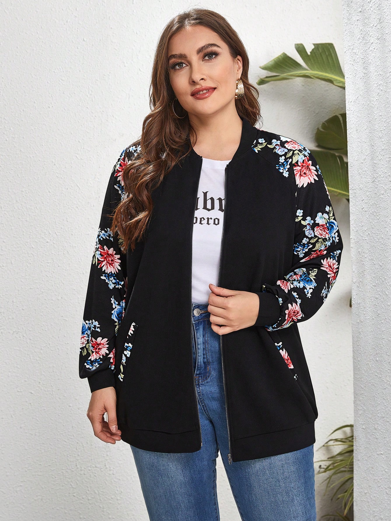 In Black Plus Size Jackets