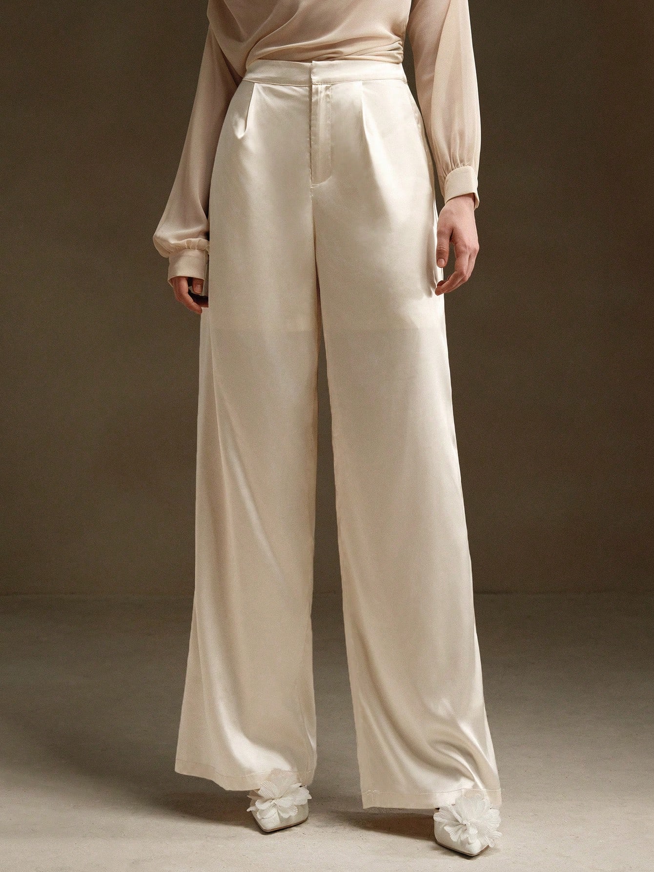 In Beige Women Pants