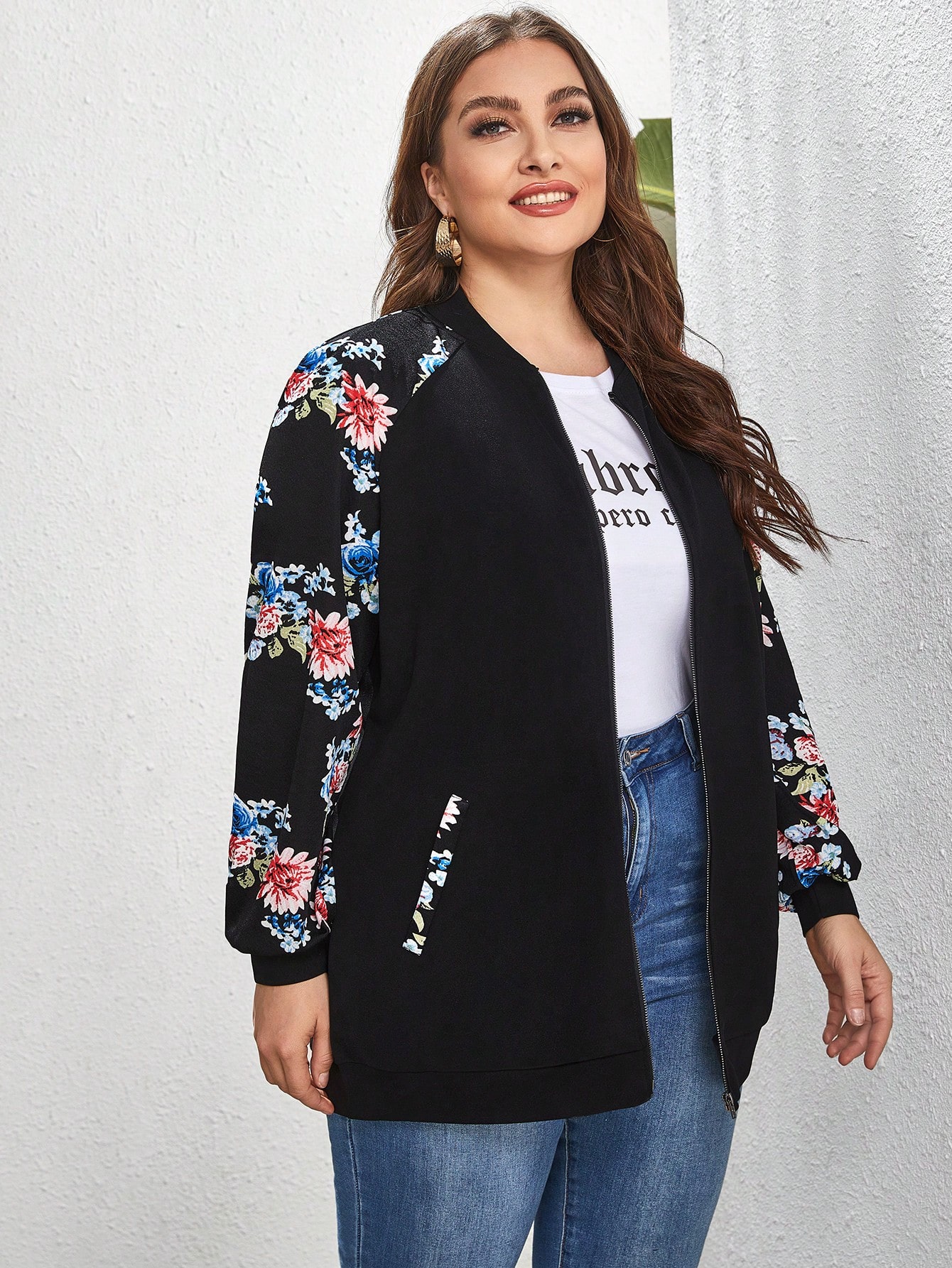 In Black Plus Size Jackets