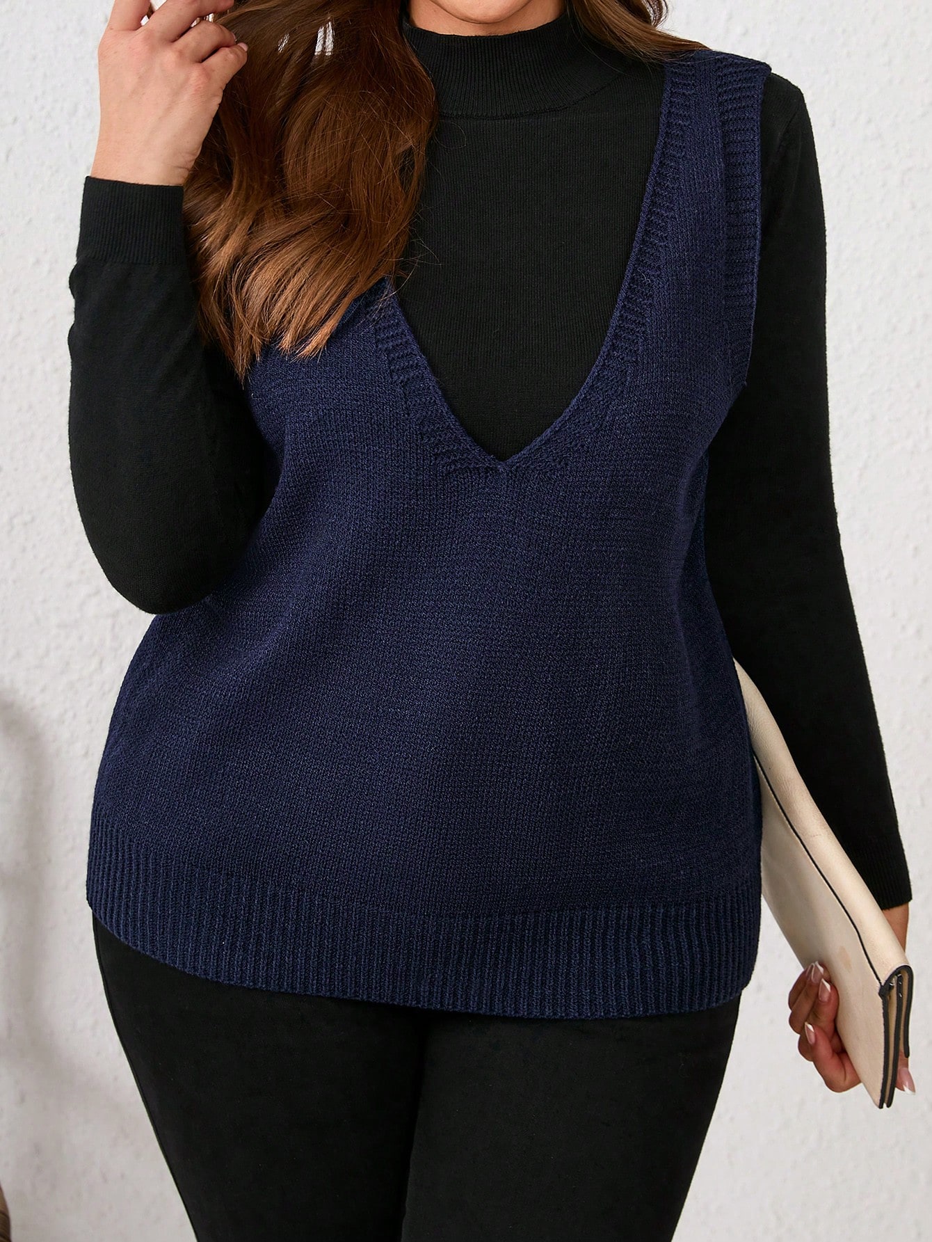 In Casual Plus Size Sweater Vests