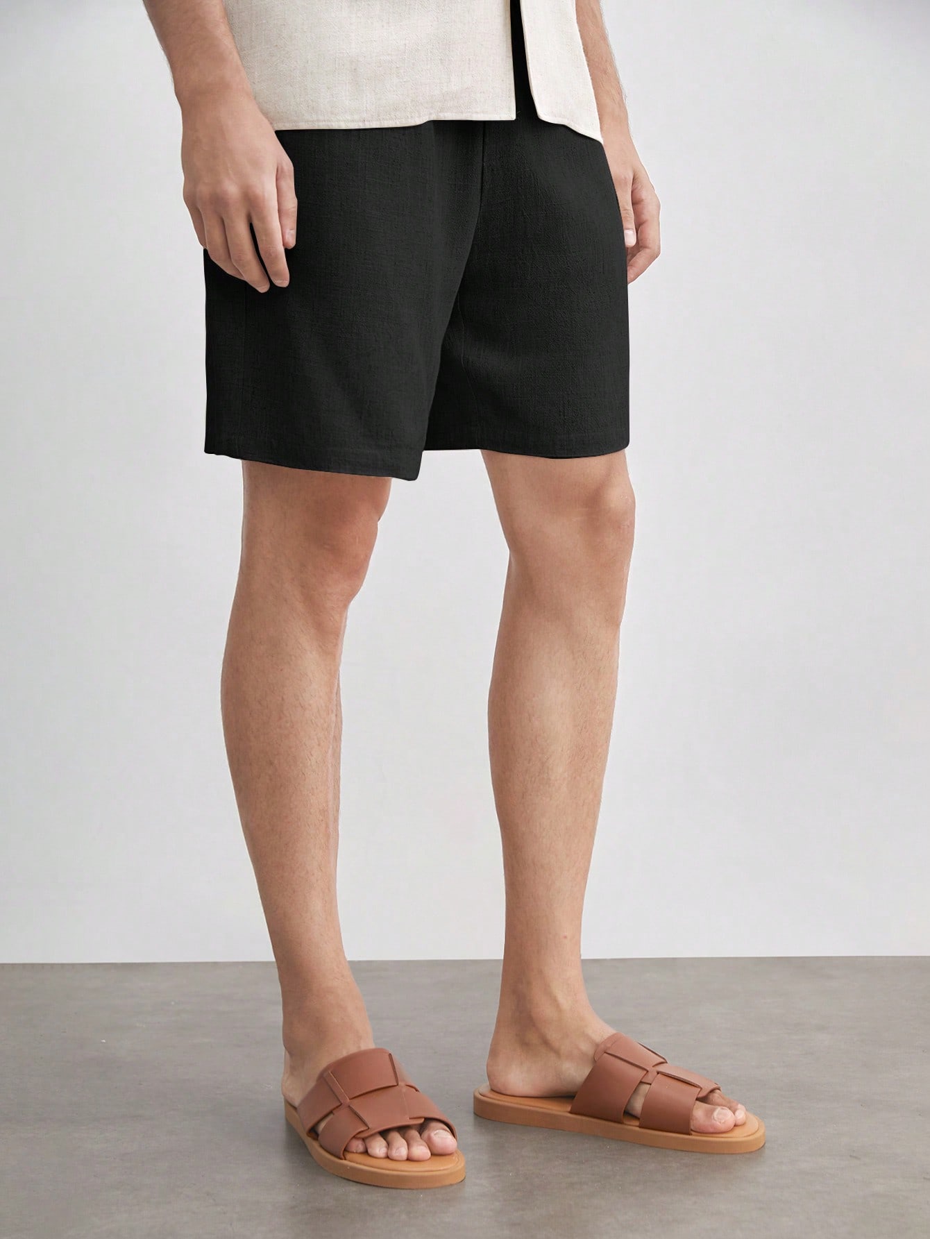 Men Linen Shorts