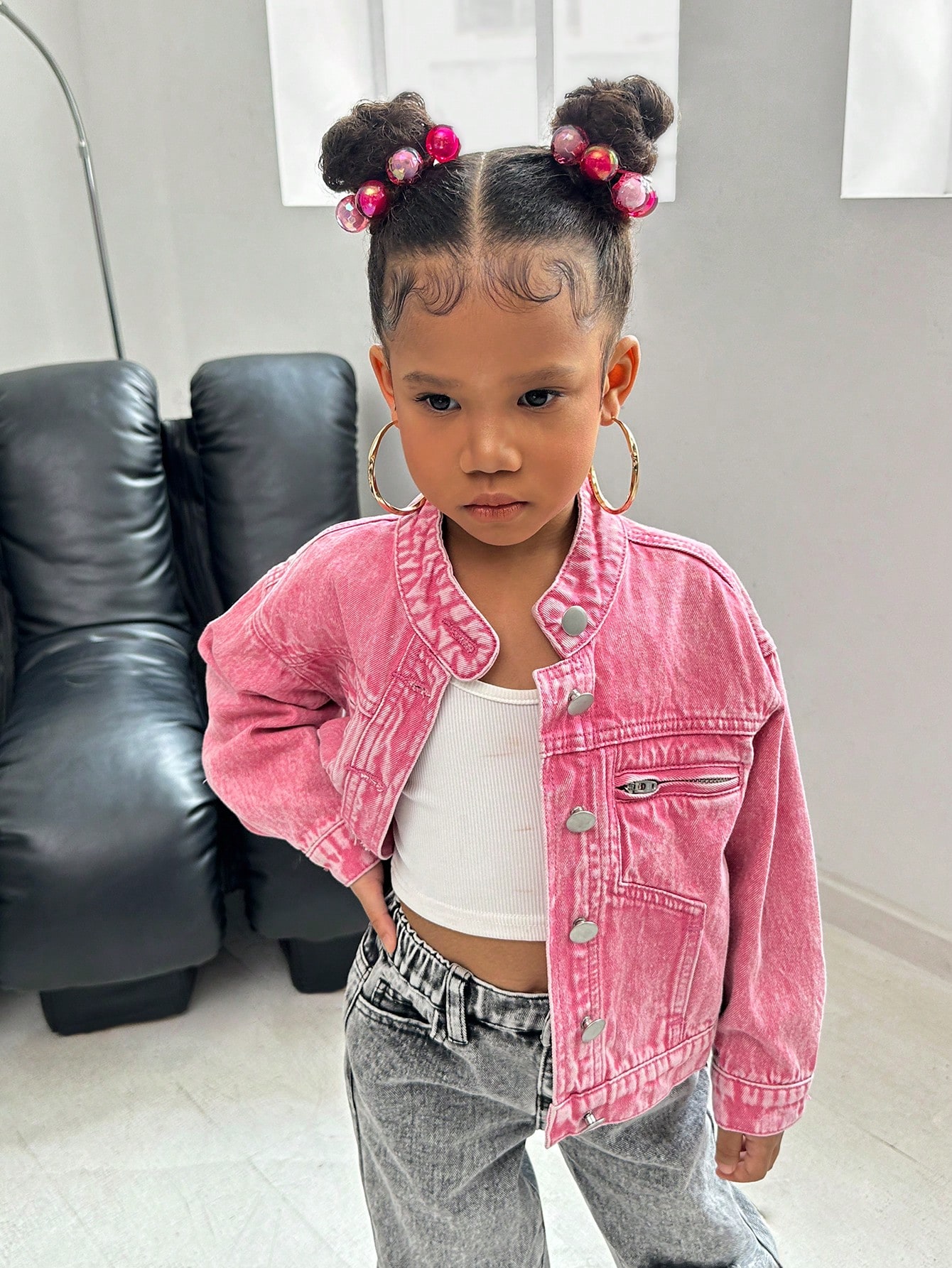 Young Girls Denim Jackets & Coats