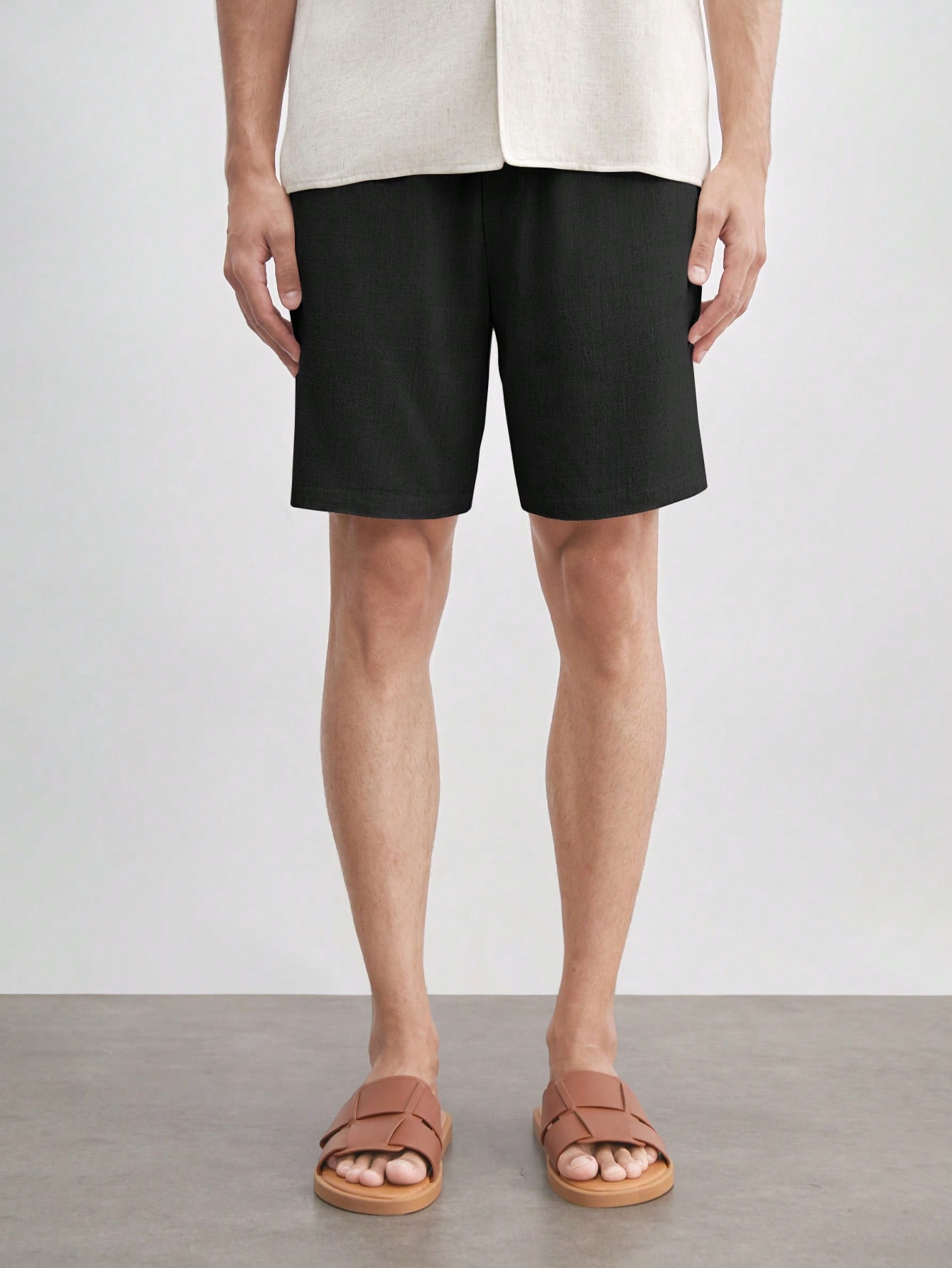 Men Linen Shorts