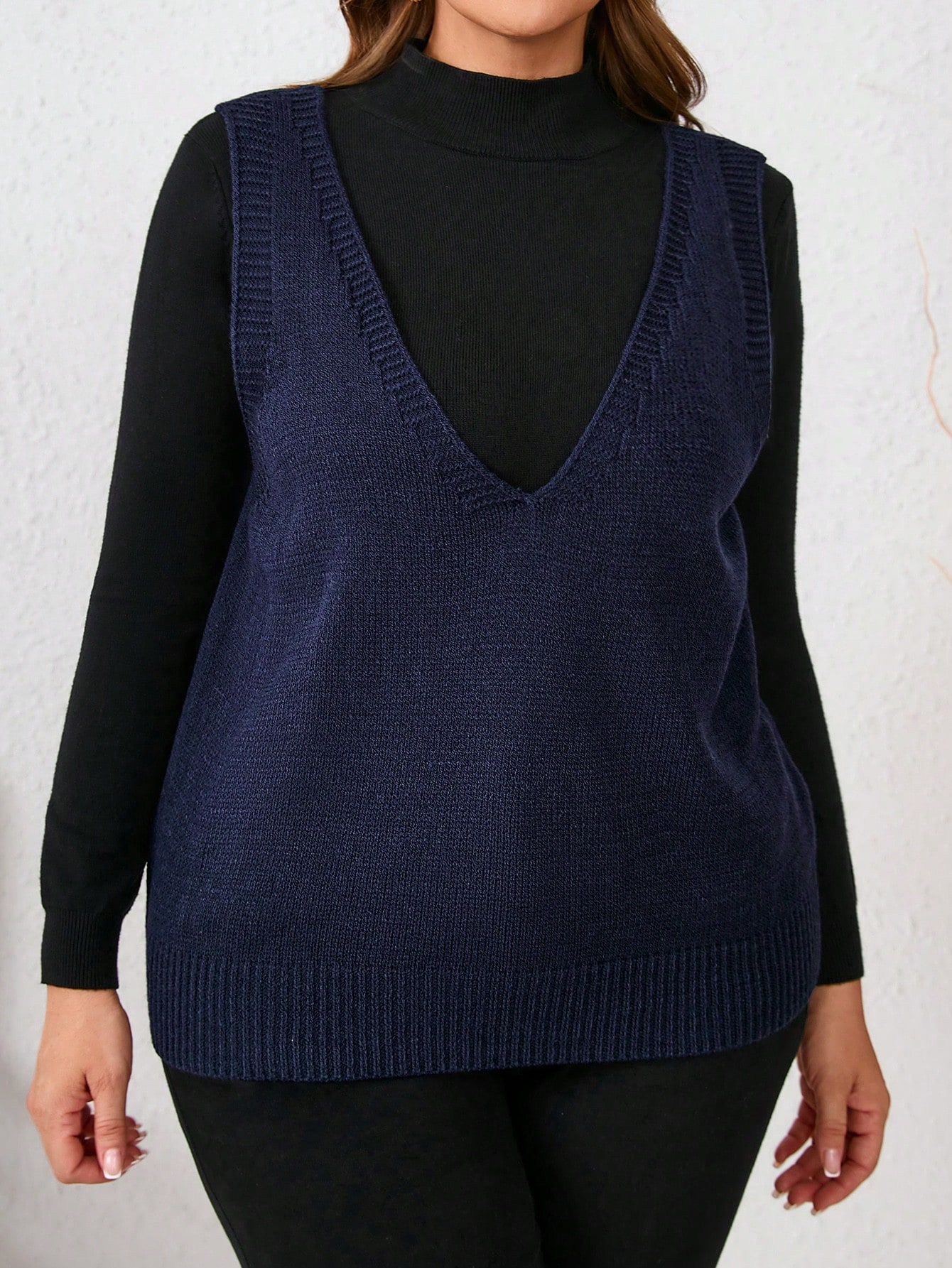 In Casual Plus Size Sweater Vests