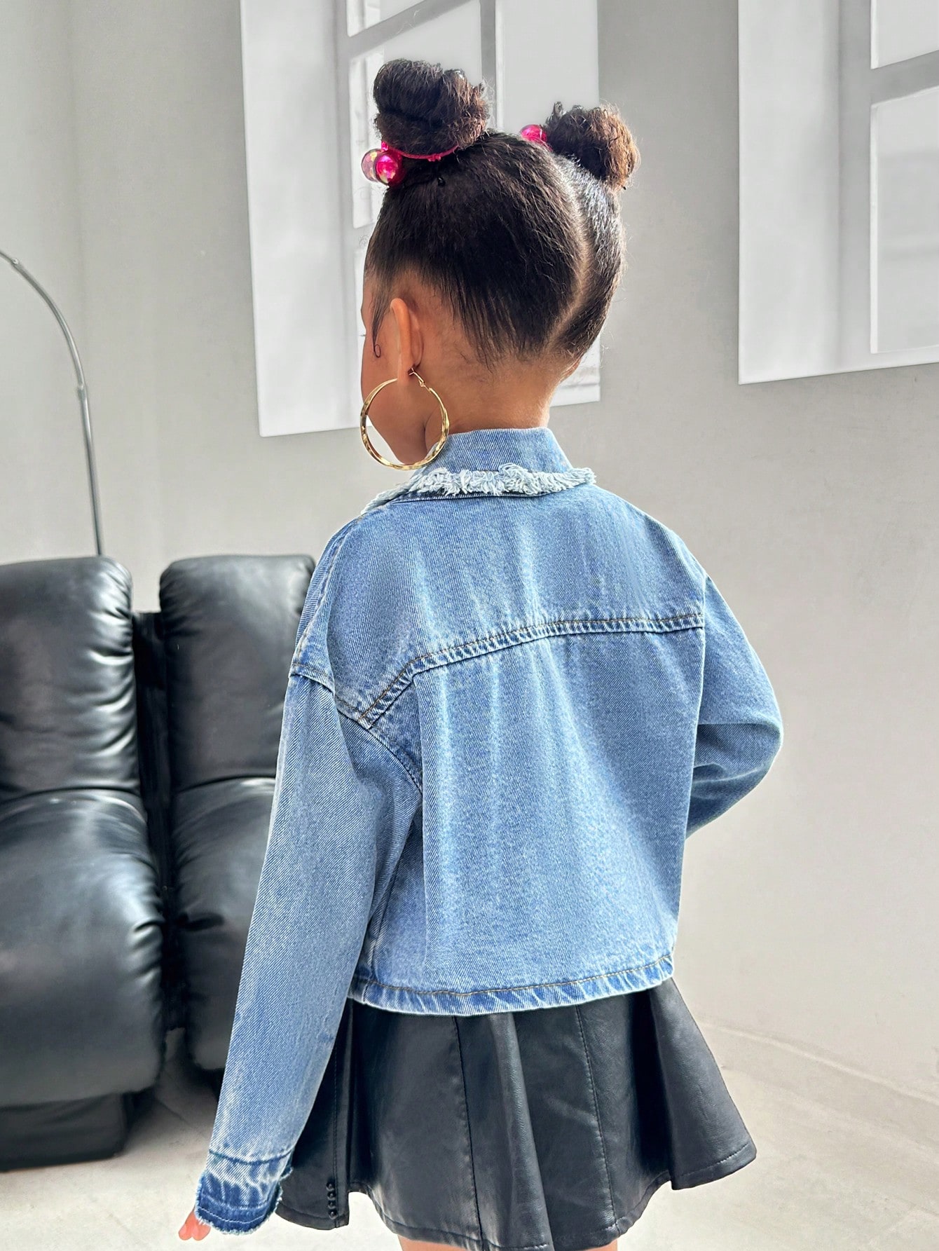 Young Girls Denim Jackets & Coats