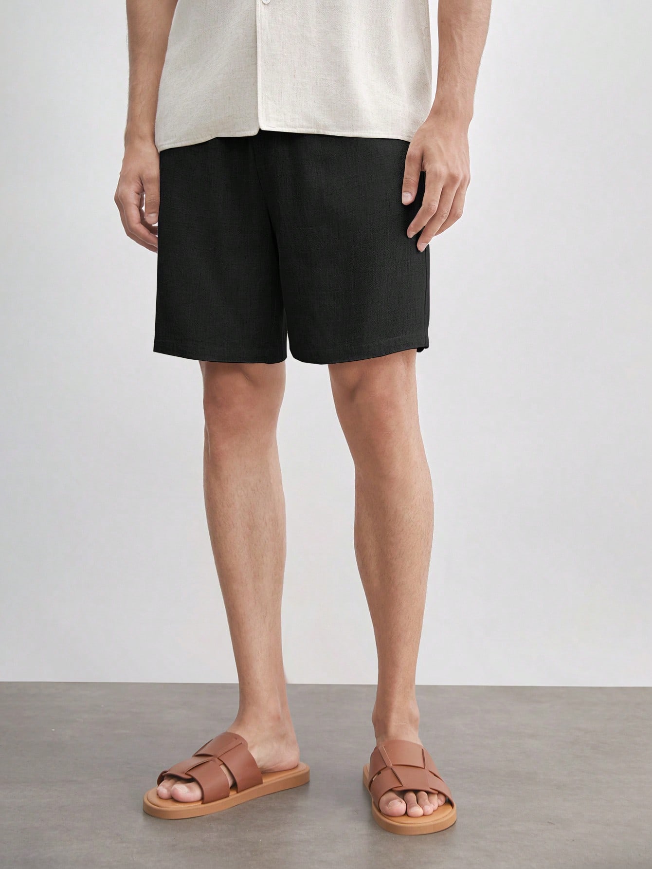 Men Linen Shorts