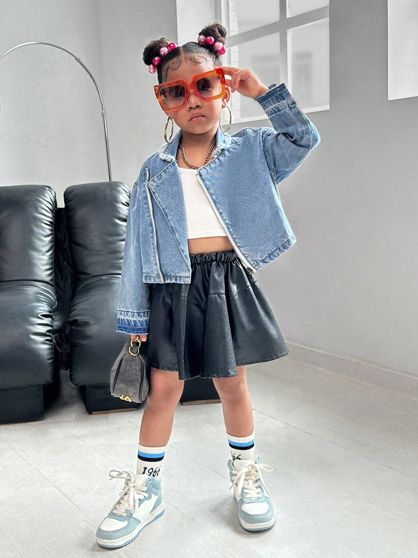 Young Girls Denim Jackets & Coats