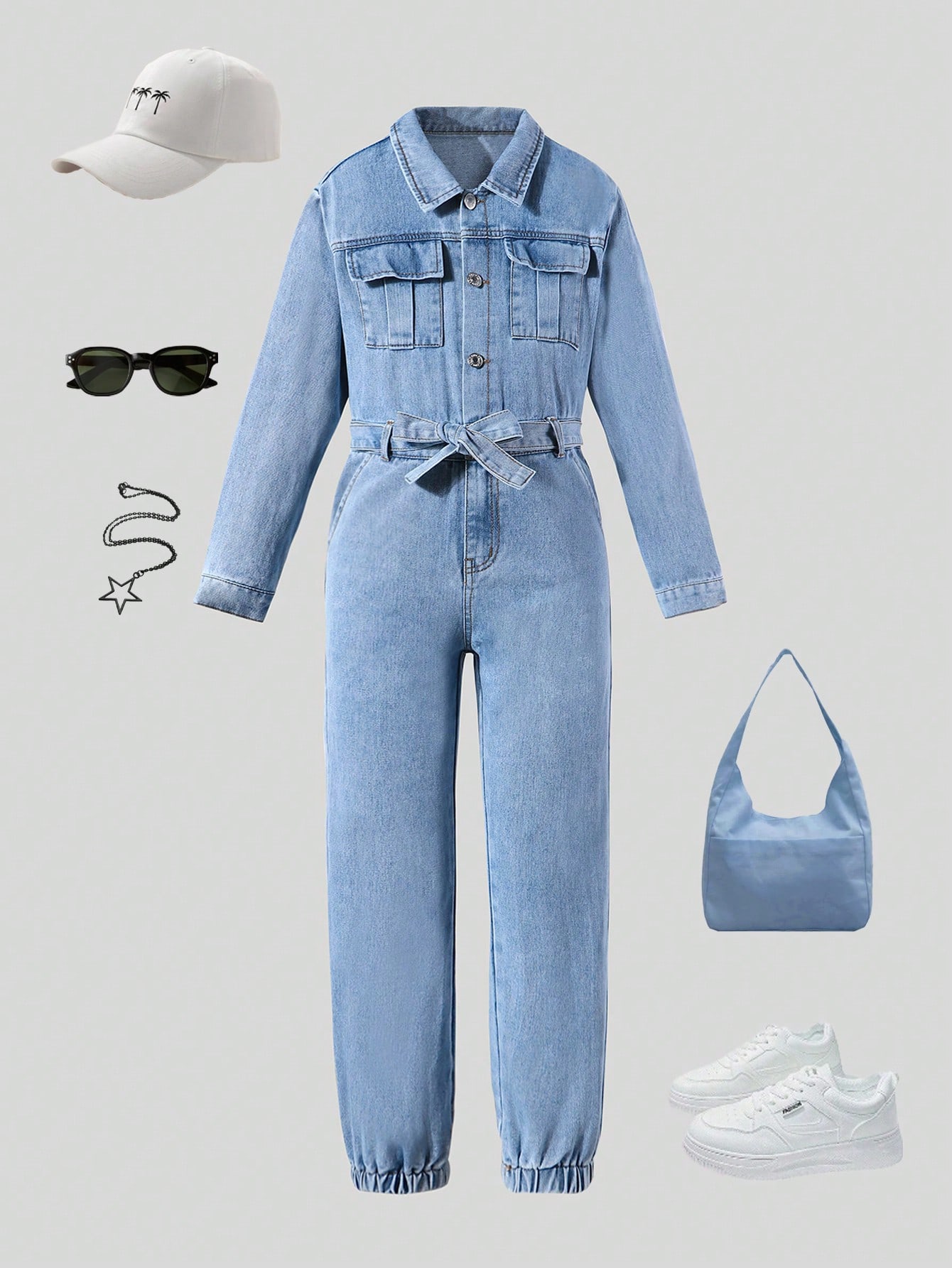 Tween Girls Denim Overalls & Jumpsuits