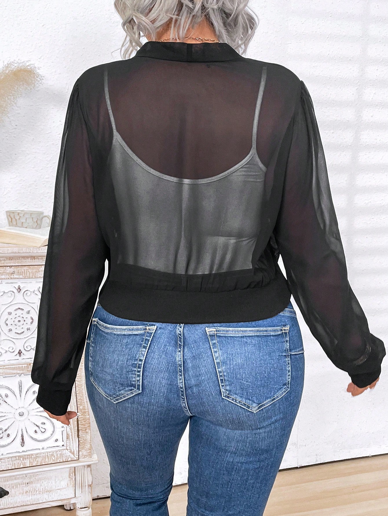 In Black Plus Size Jackets