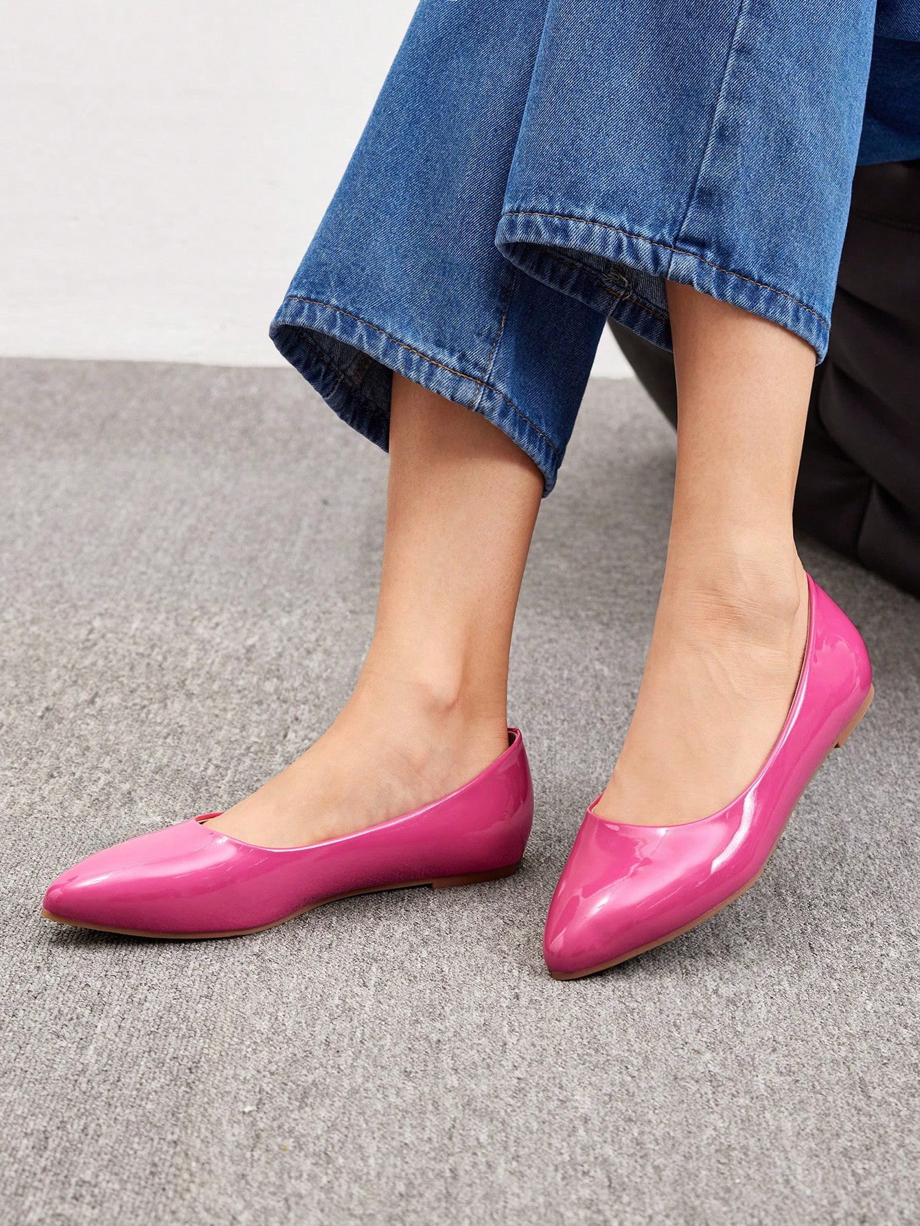 In Hot Pink Women Flats