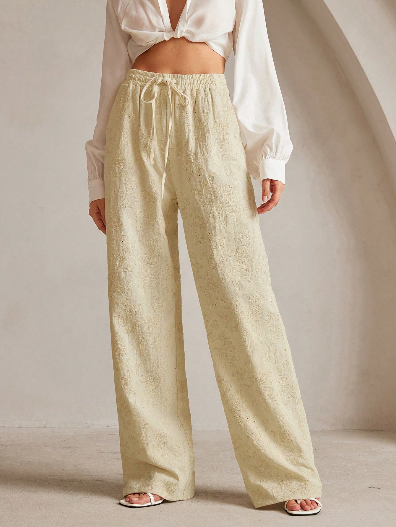 In Beige Women Pants