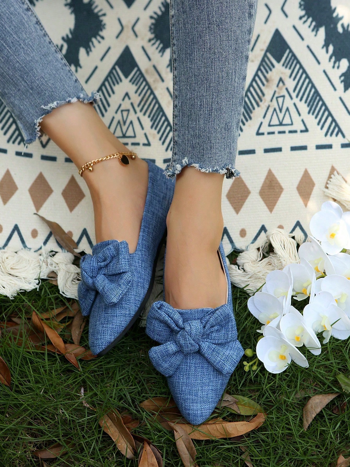 In Royal Blue Women Flats