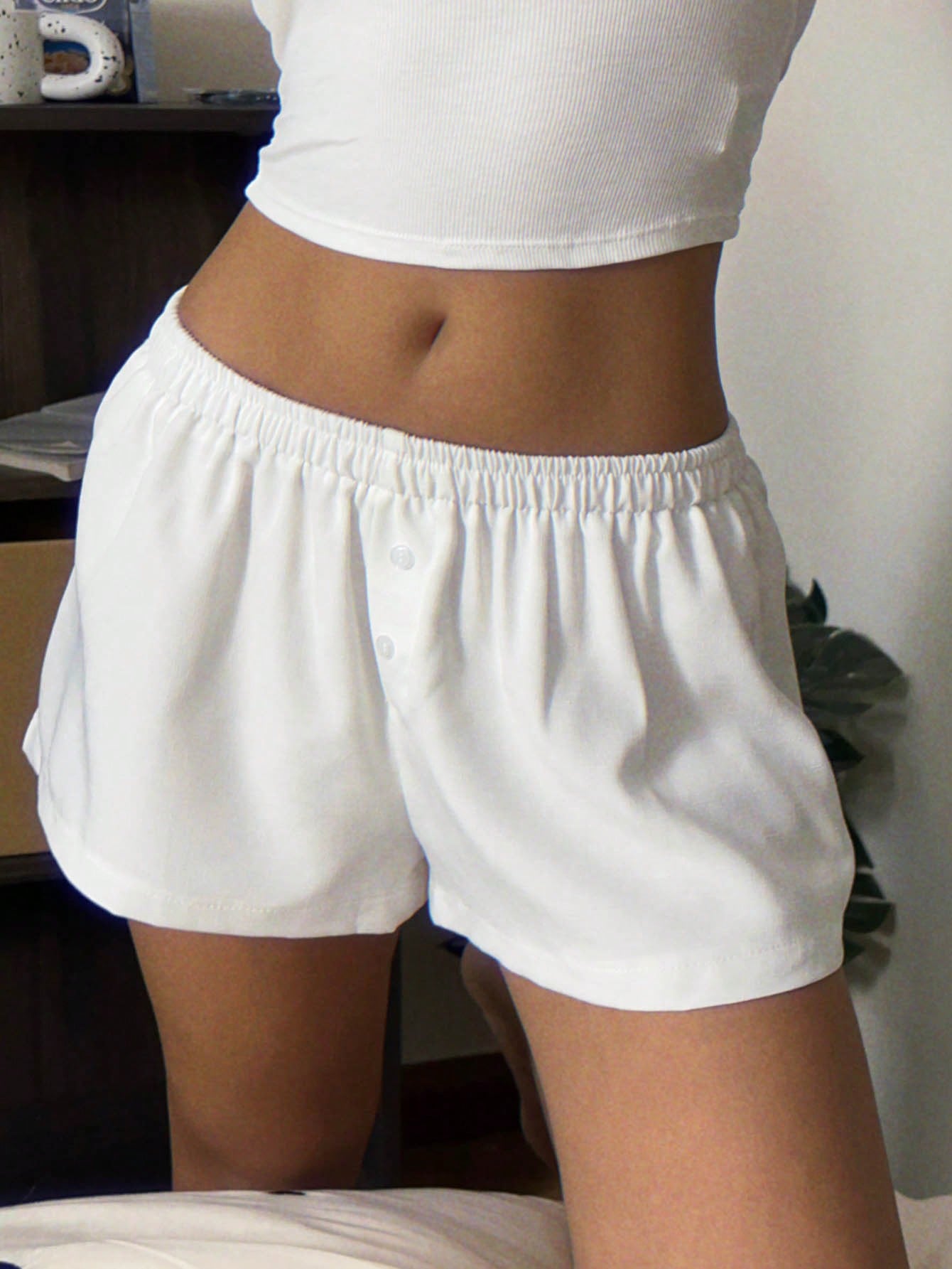 White Shorts