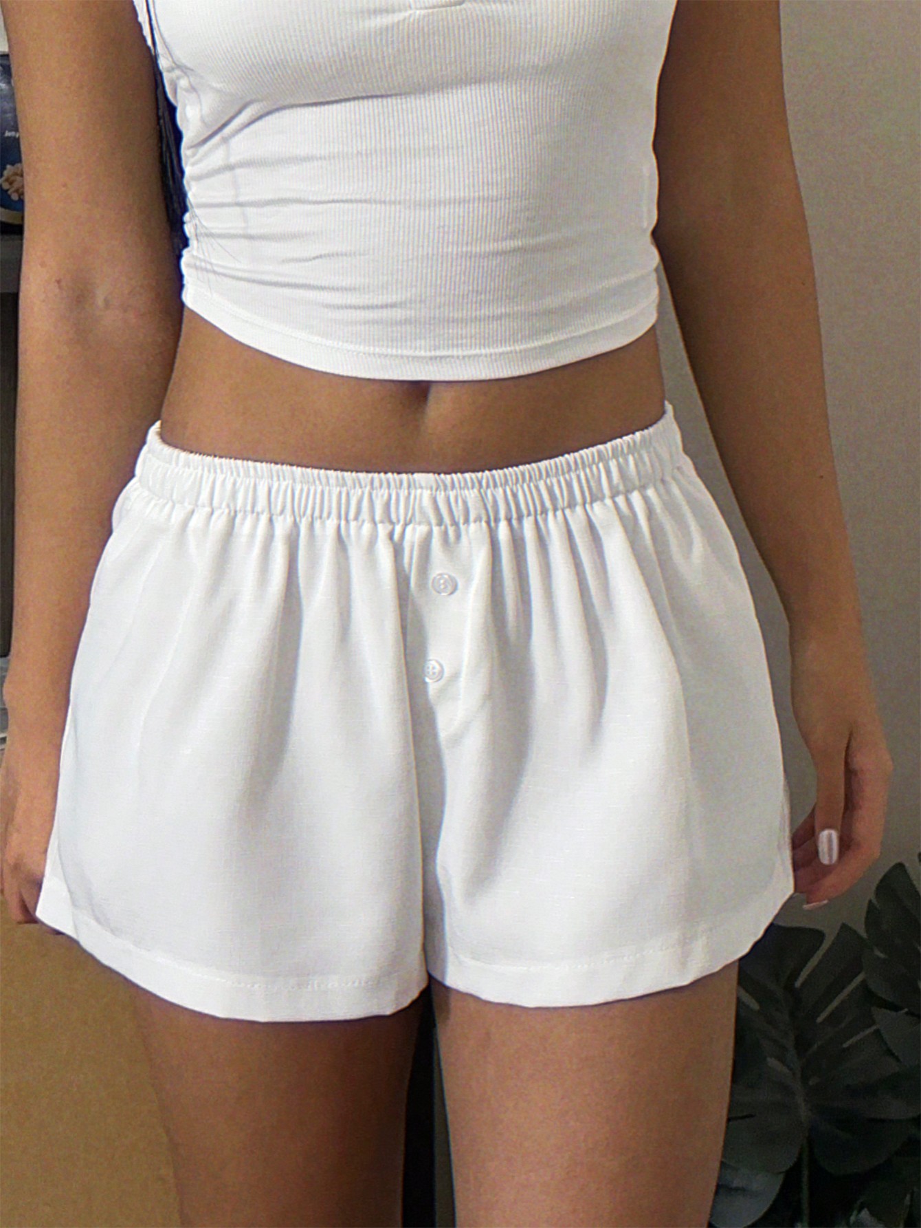 White Shorts