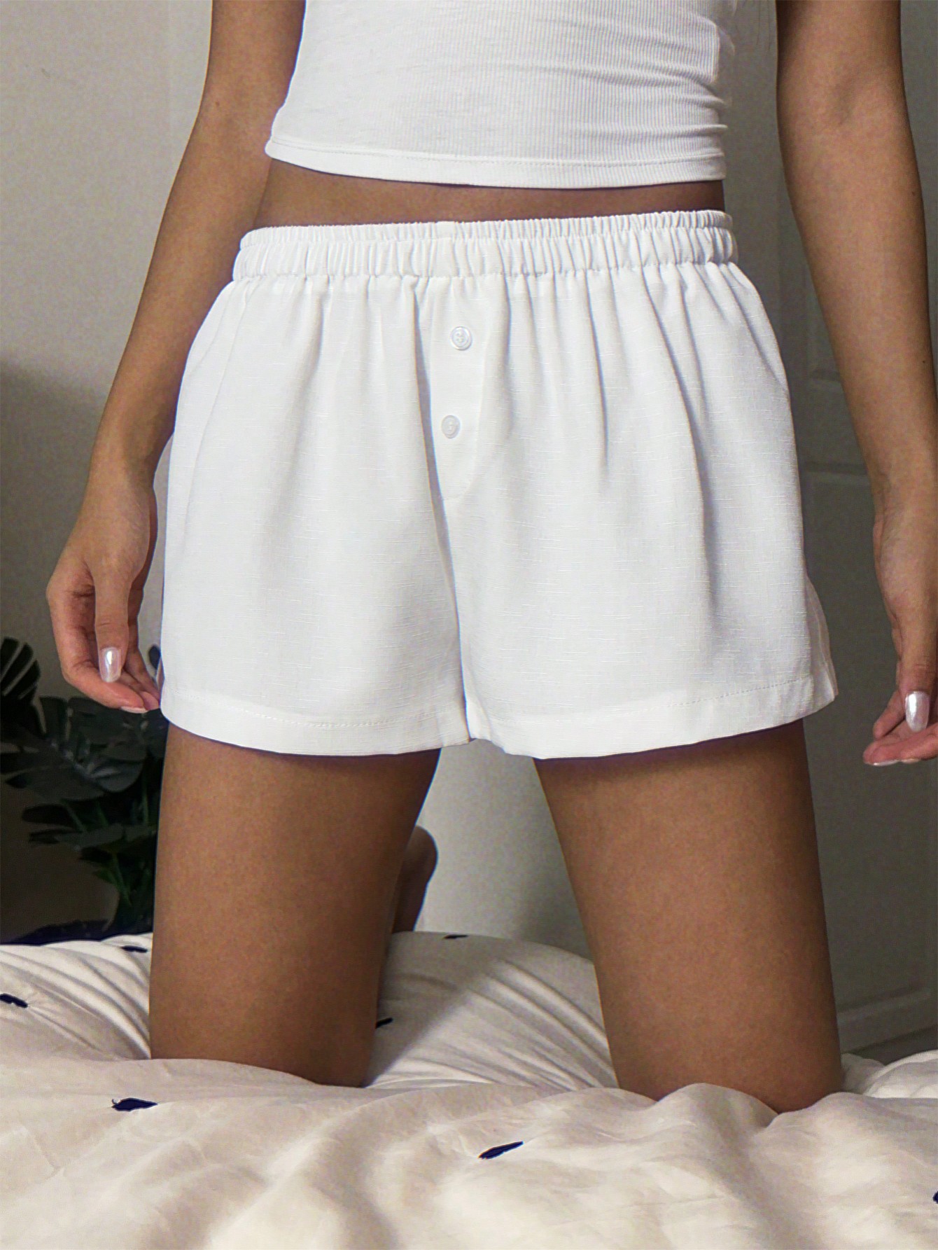 White Shorts