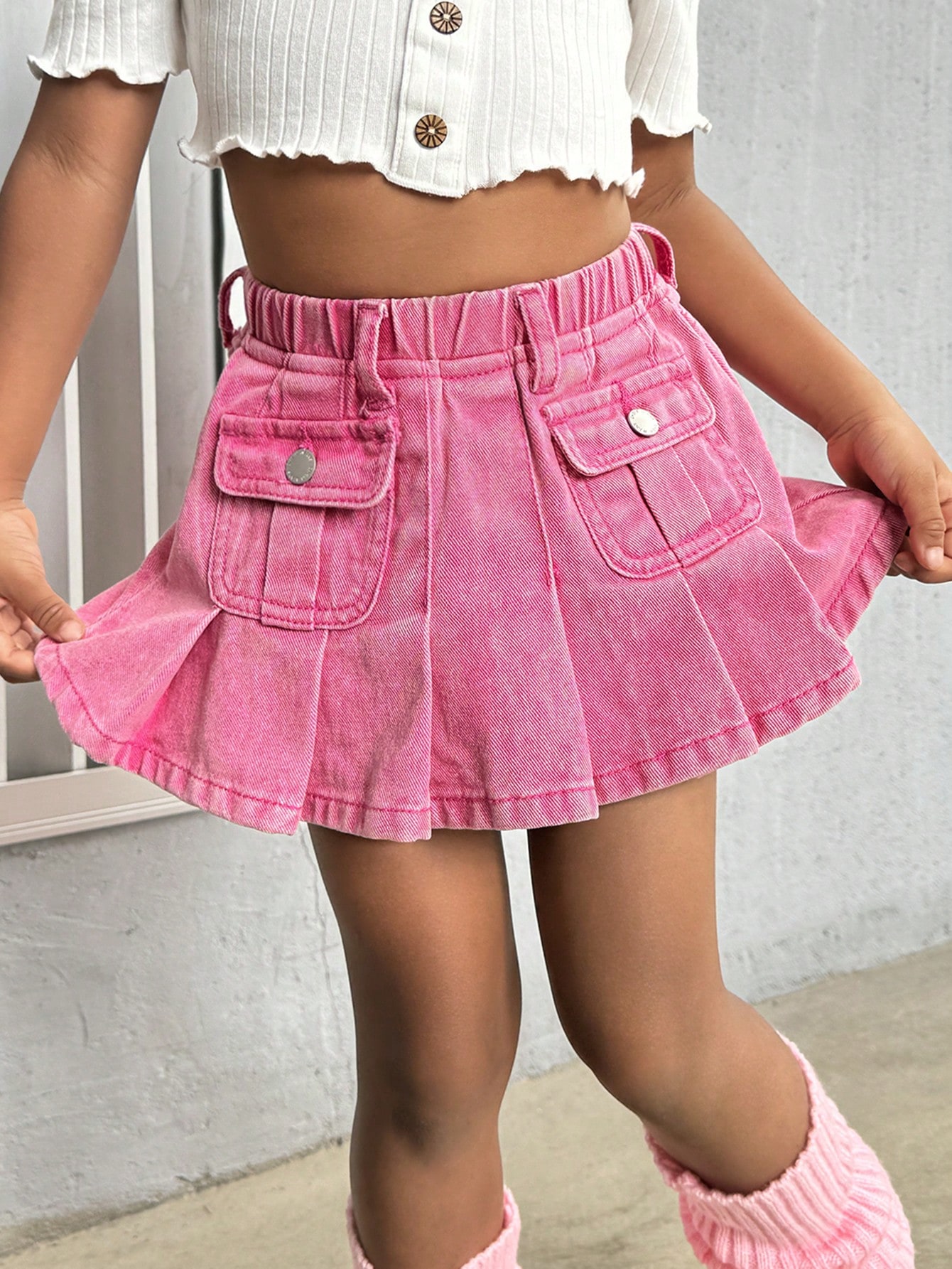 Young Girls Denim Skirts