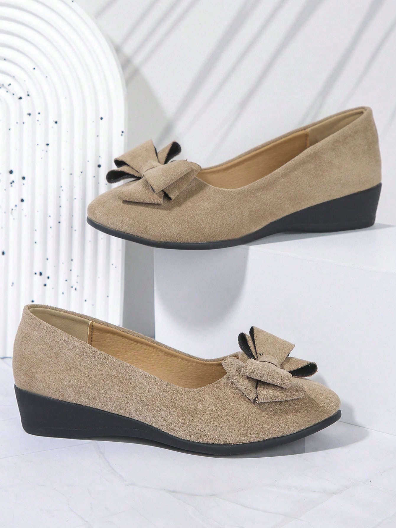 In Apricot Women Wedges & Flatform