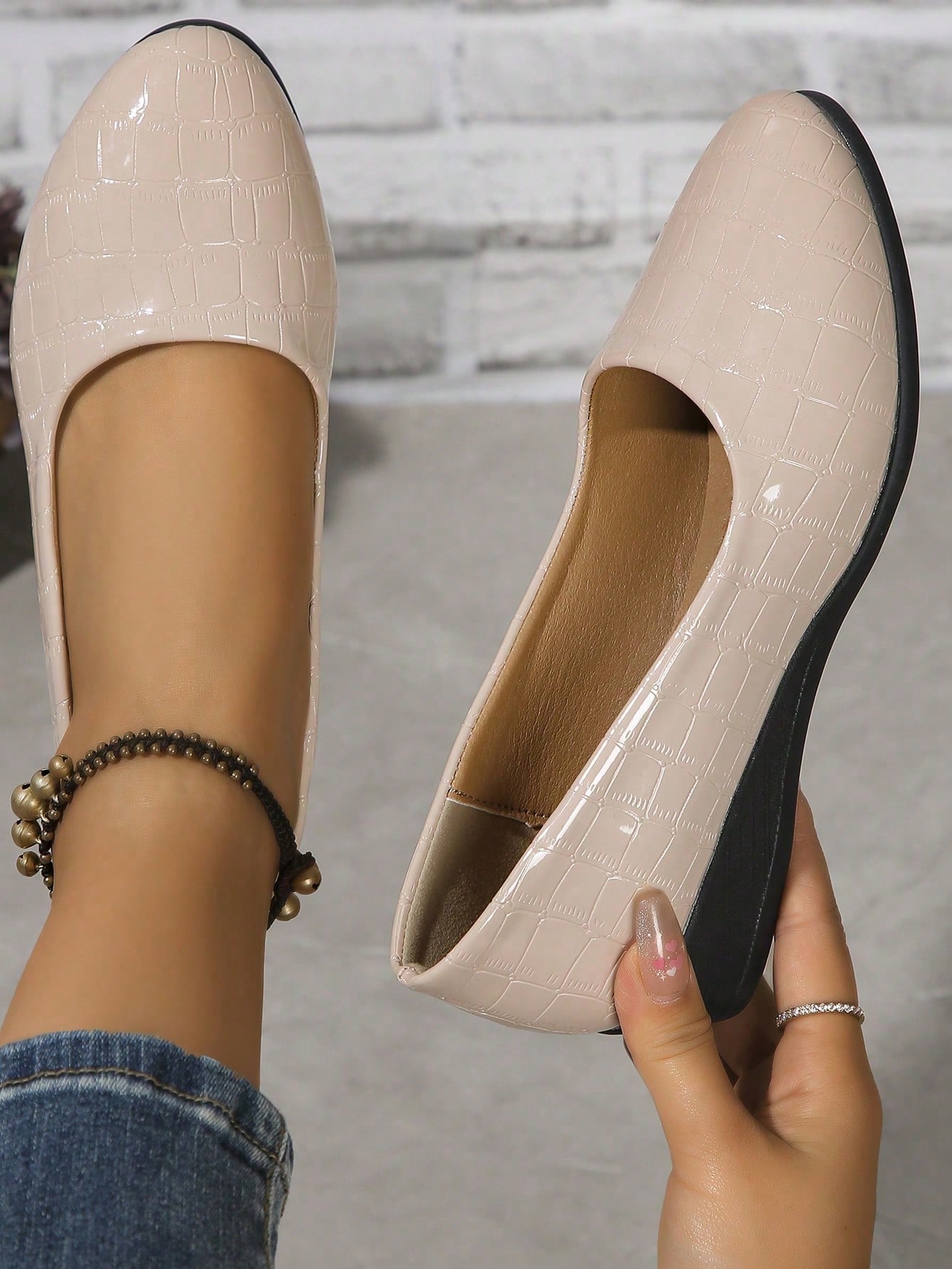 In Apricot Women Wedges & Flatform