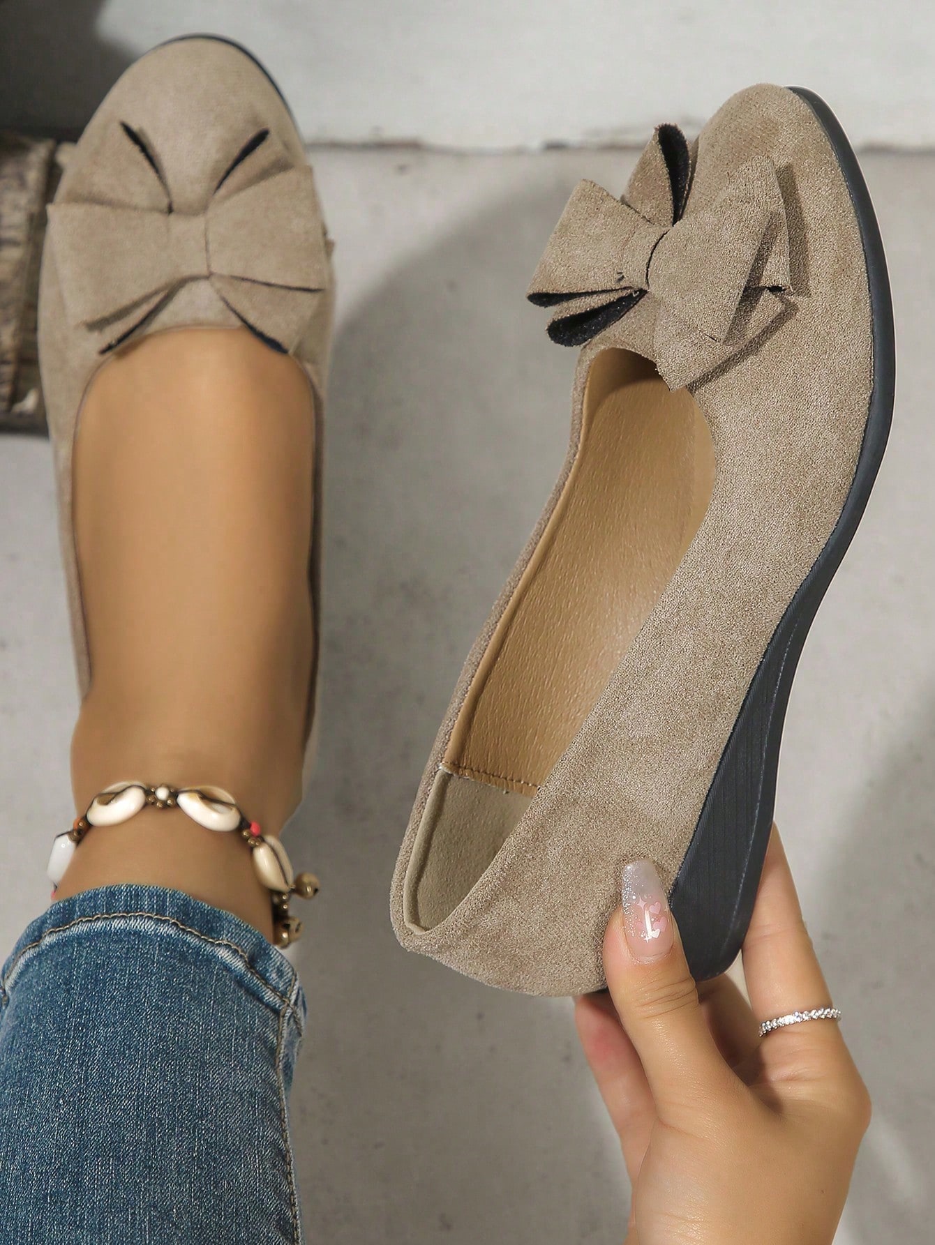 In Apricot Women Wedges & Flatform