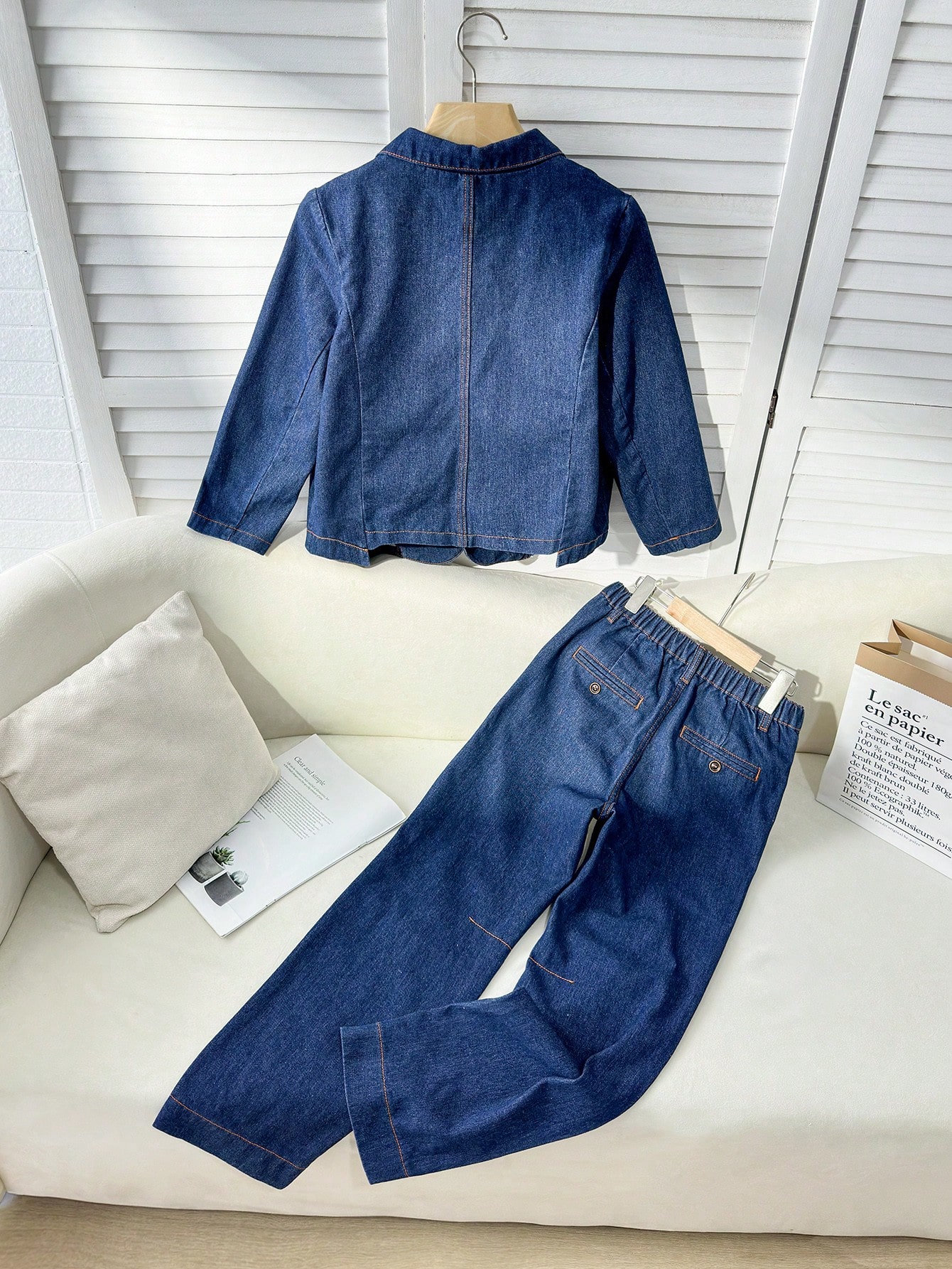 Tween Boys Denim Two-piece Outfits