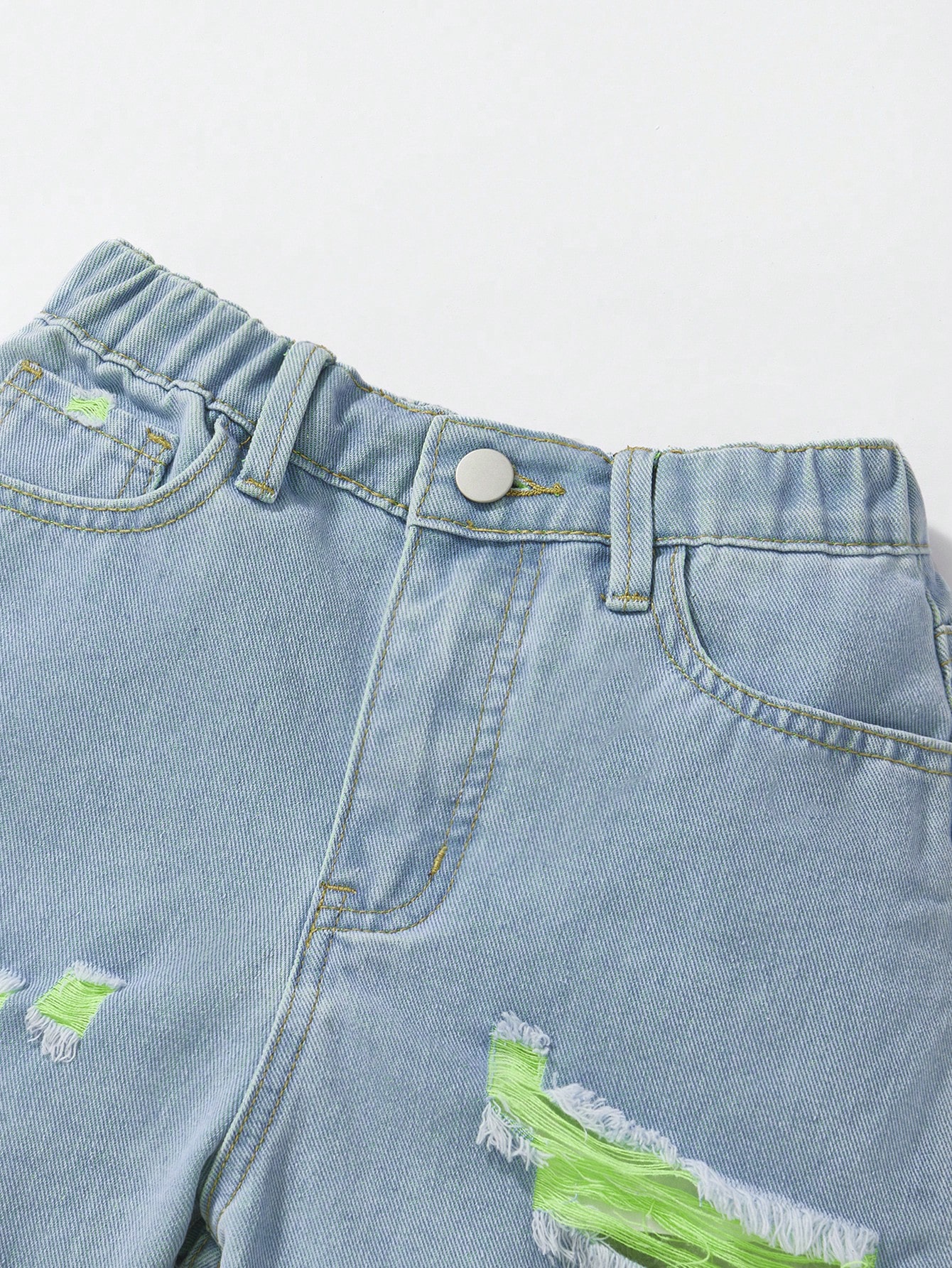 Tween Girls Denim Two-piece Outfits