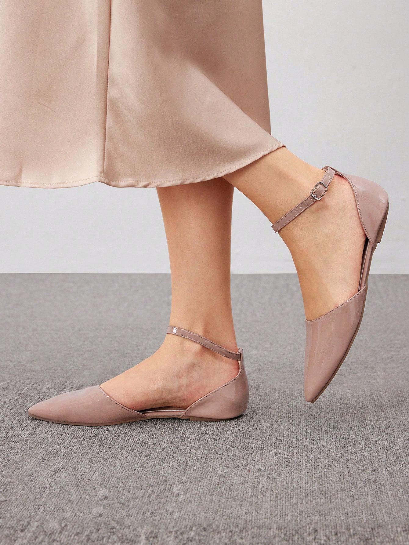 In Apricot Women Flats