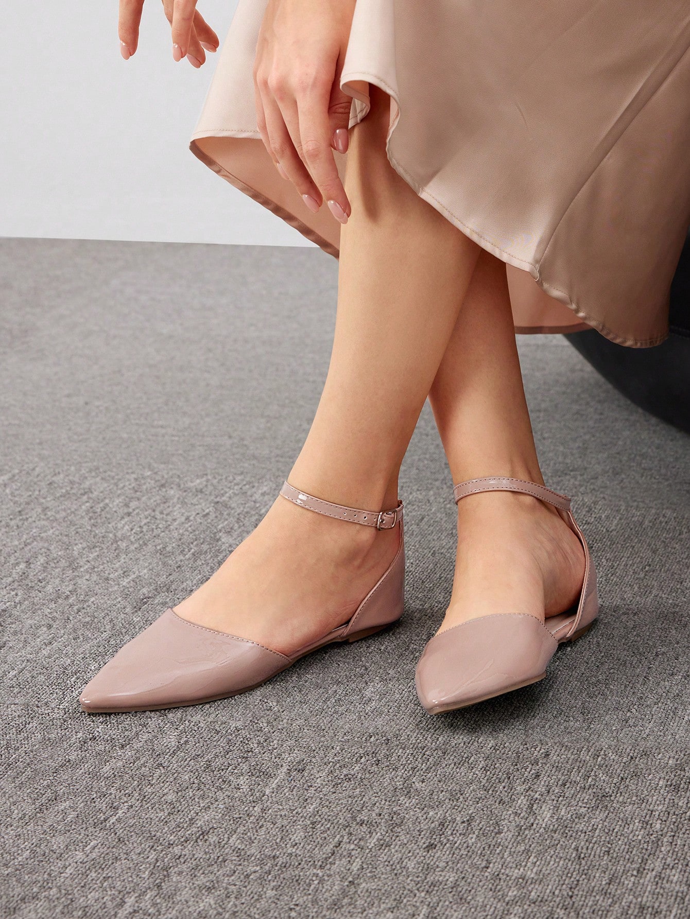 In Apricot Women Flats