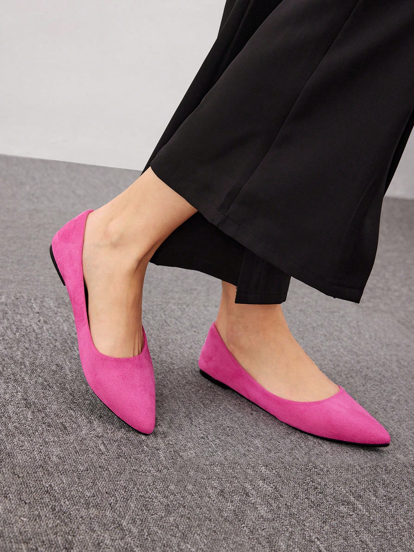 In Hot Pink Women Flats