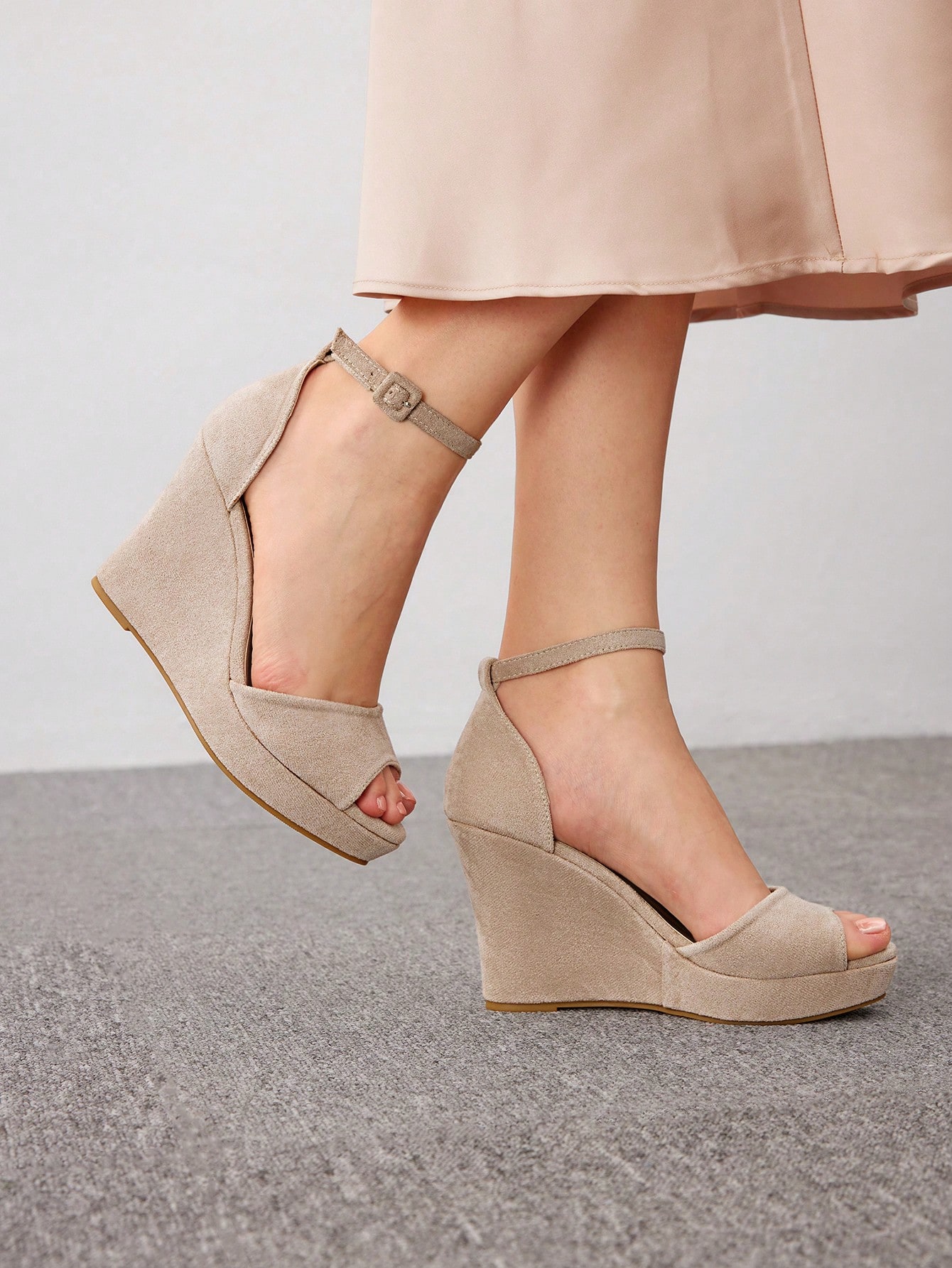 In Apricot Women Wedges & Flatform