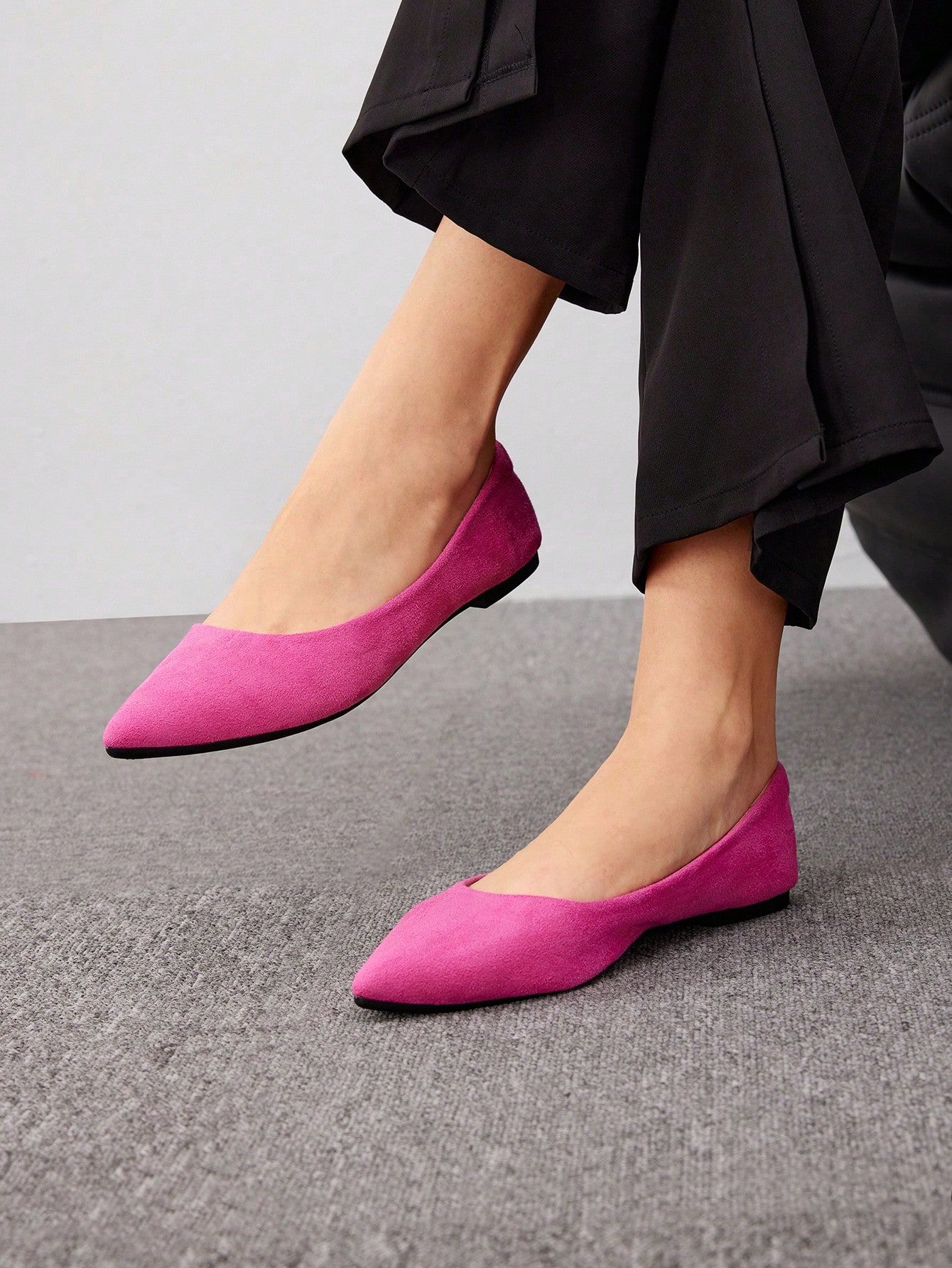 In Hot Pink Women Flats