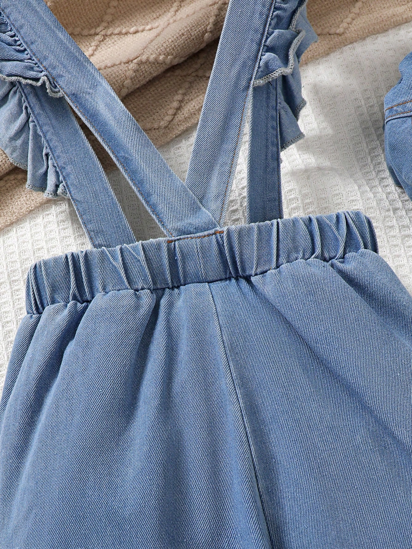 Young Girls Denim Overalls & Jumpsuits