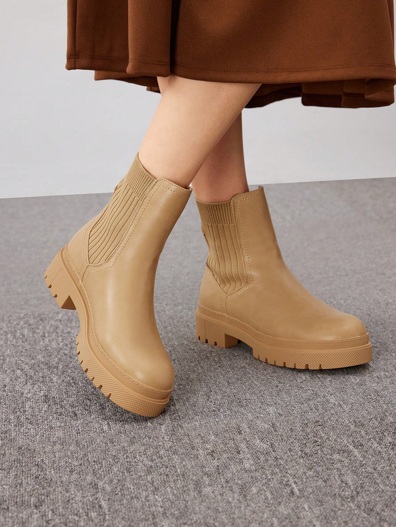 In Khaki Women Ankle Boots & Booties