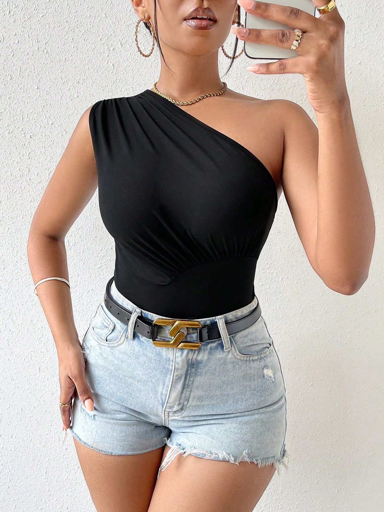 In Black Women Tops