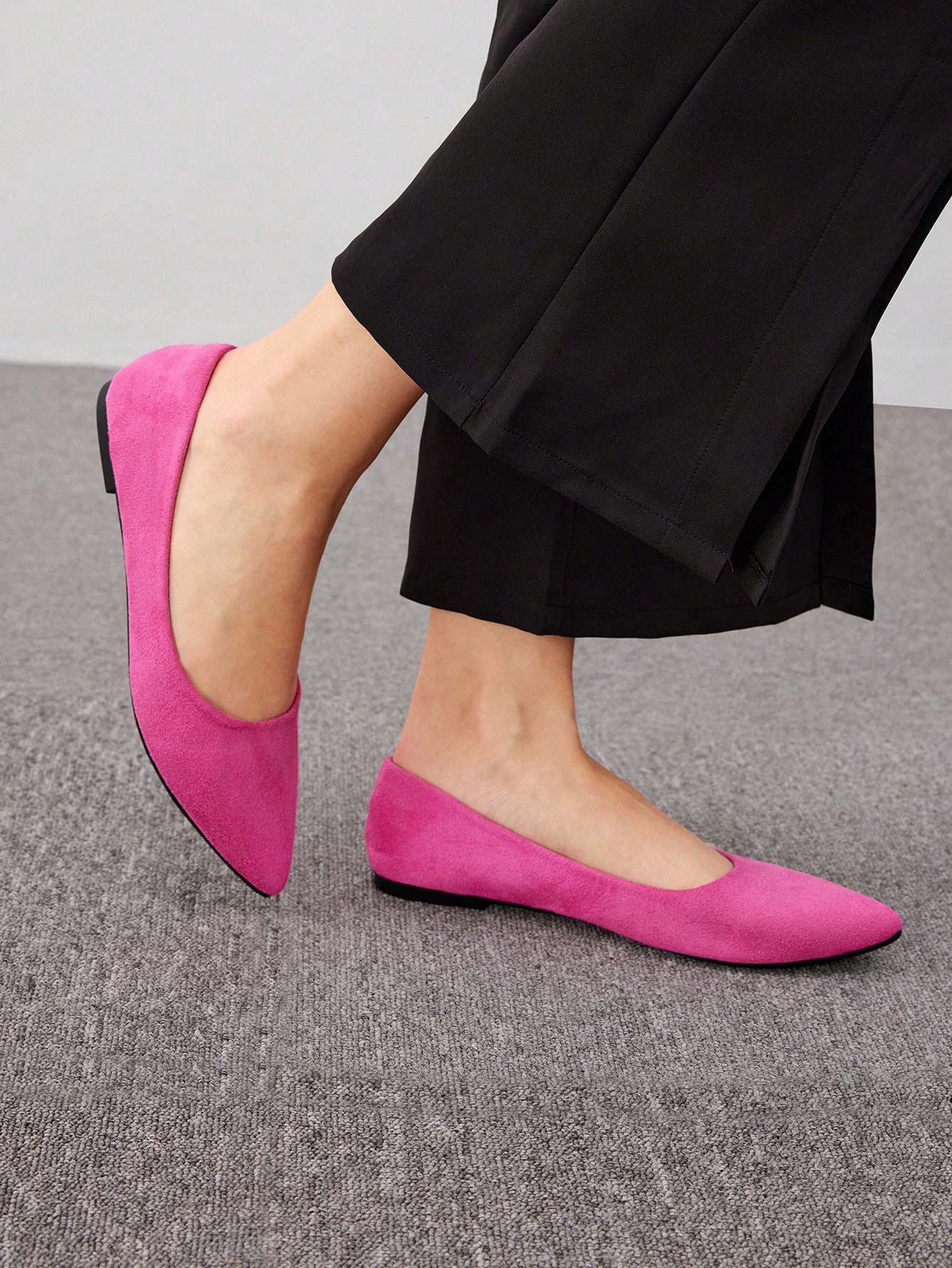 In Hot Pink Women Flats