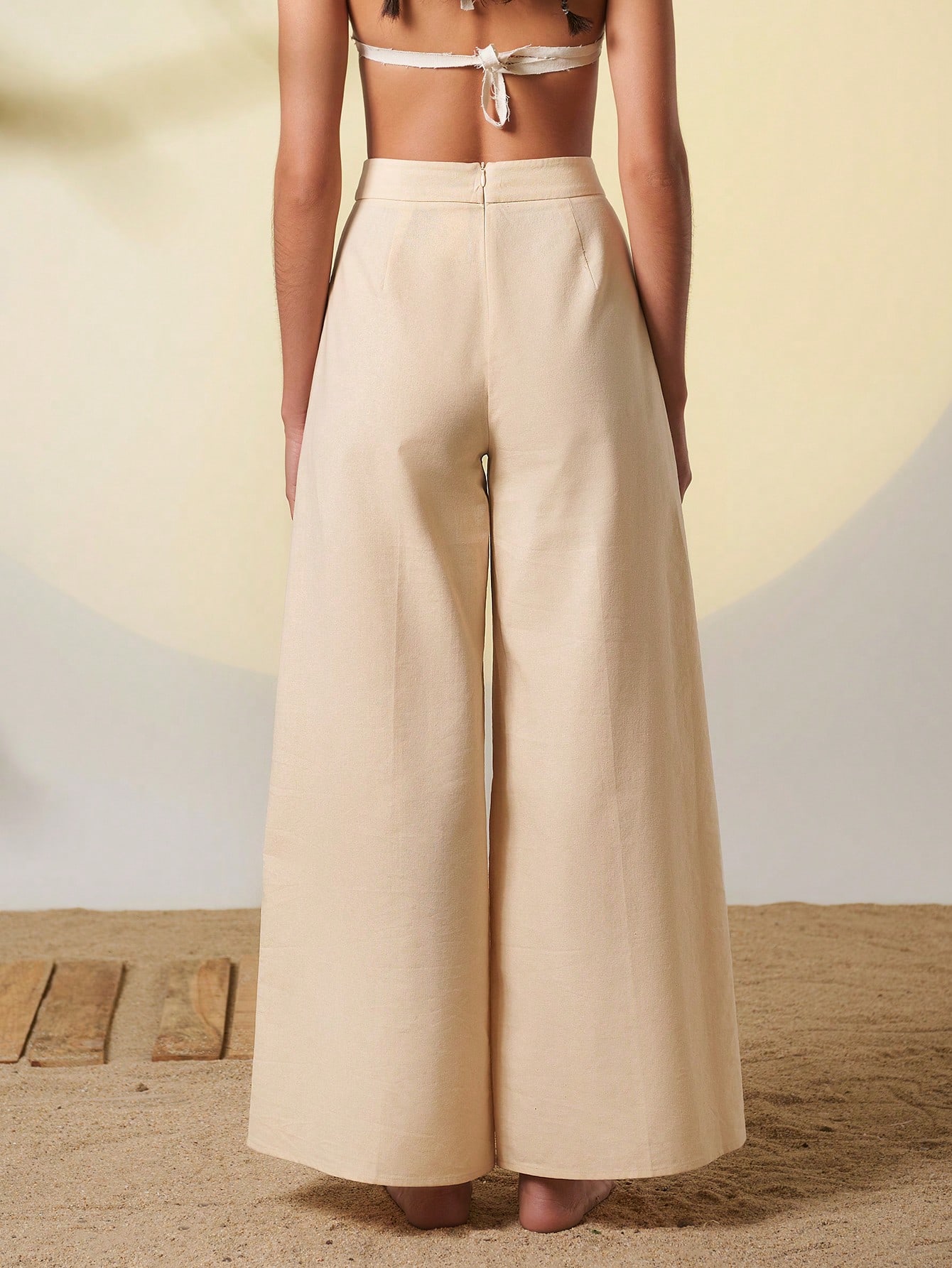 In Beige Women Pants