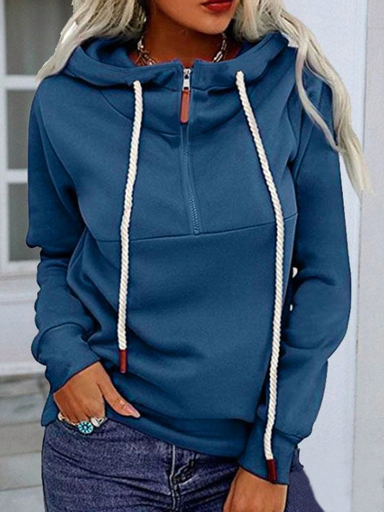 In Blue Women Sweatshirts