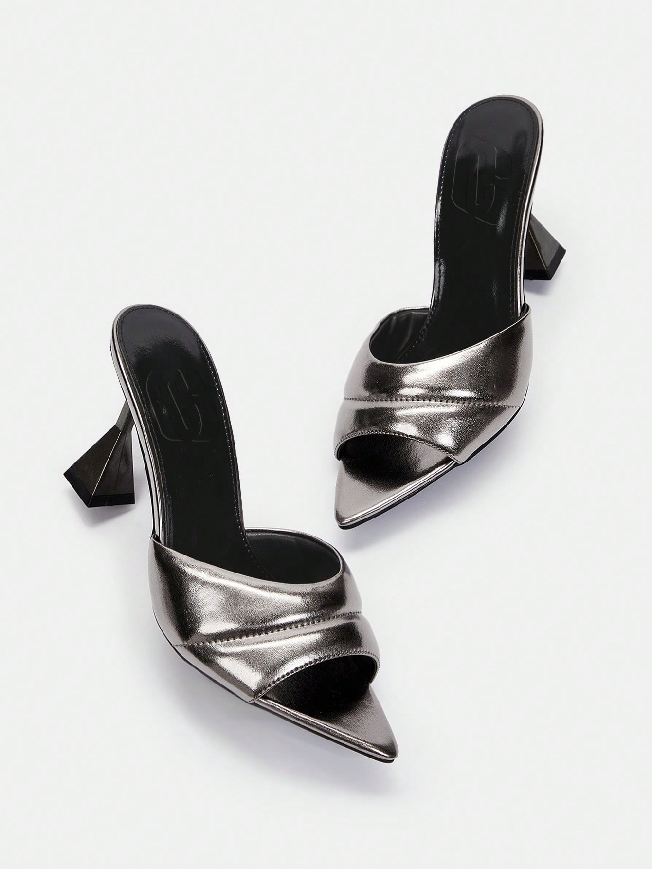 In Grey Women Heeled Sandals