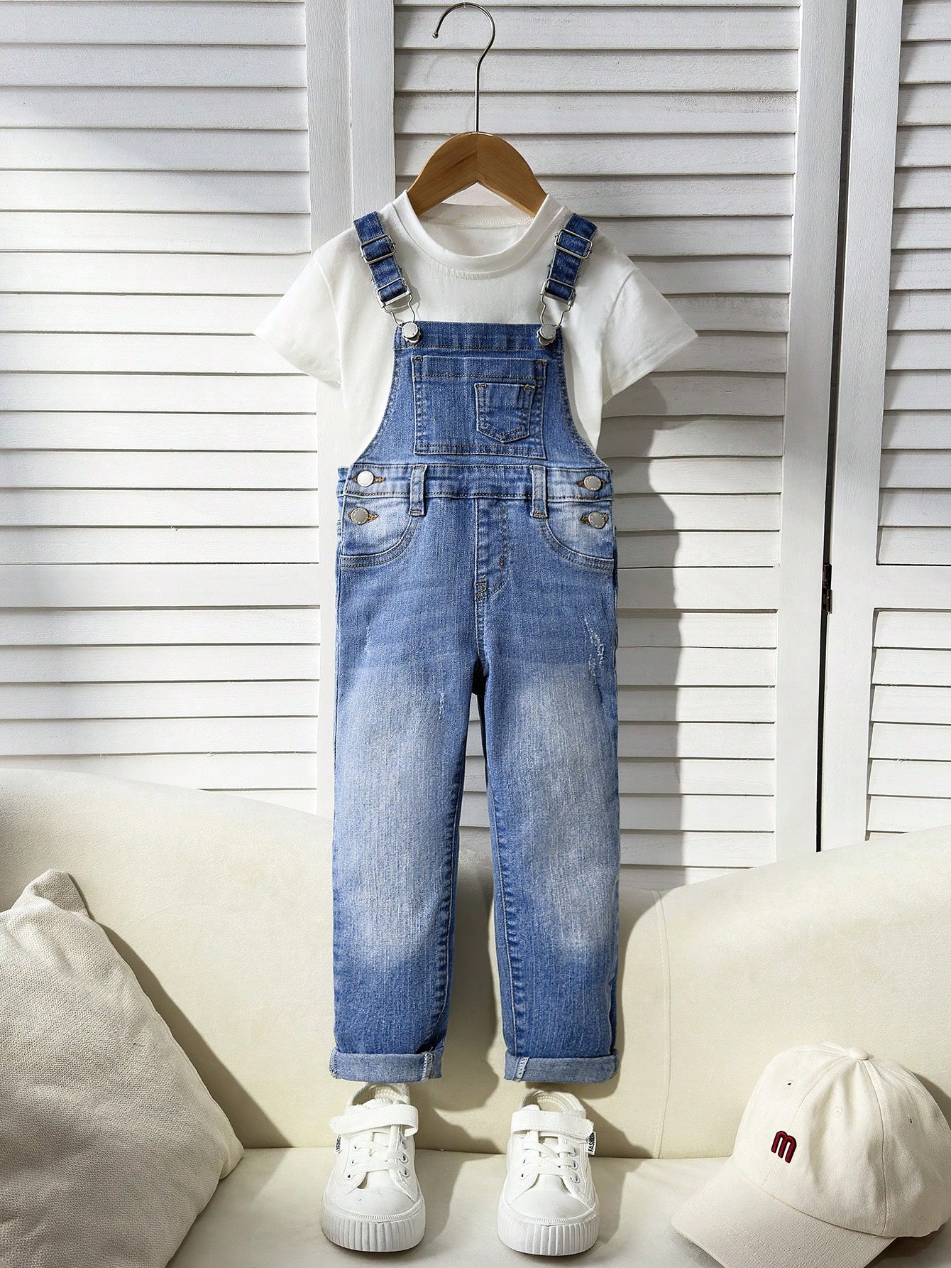 Young Boys Denim Overalls & Jumpsuits