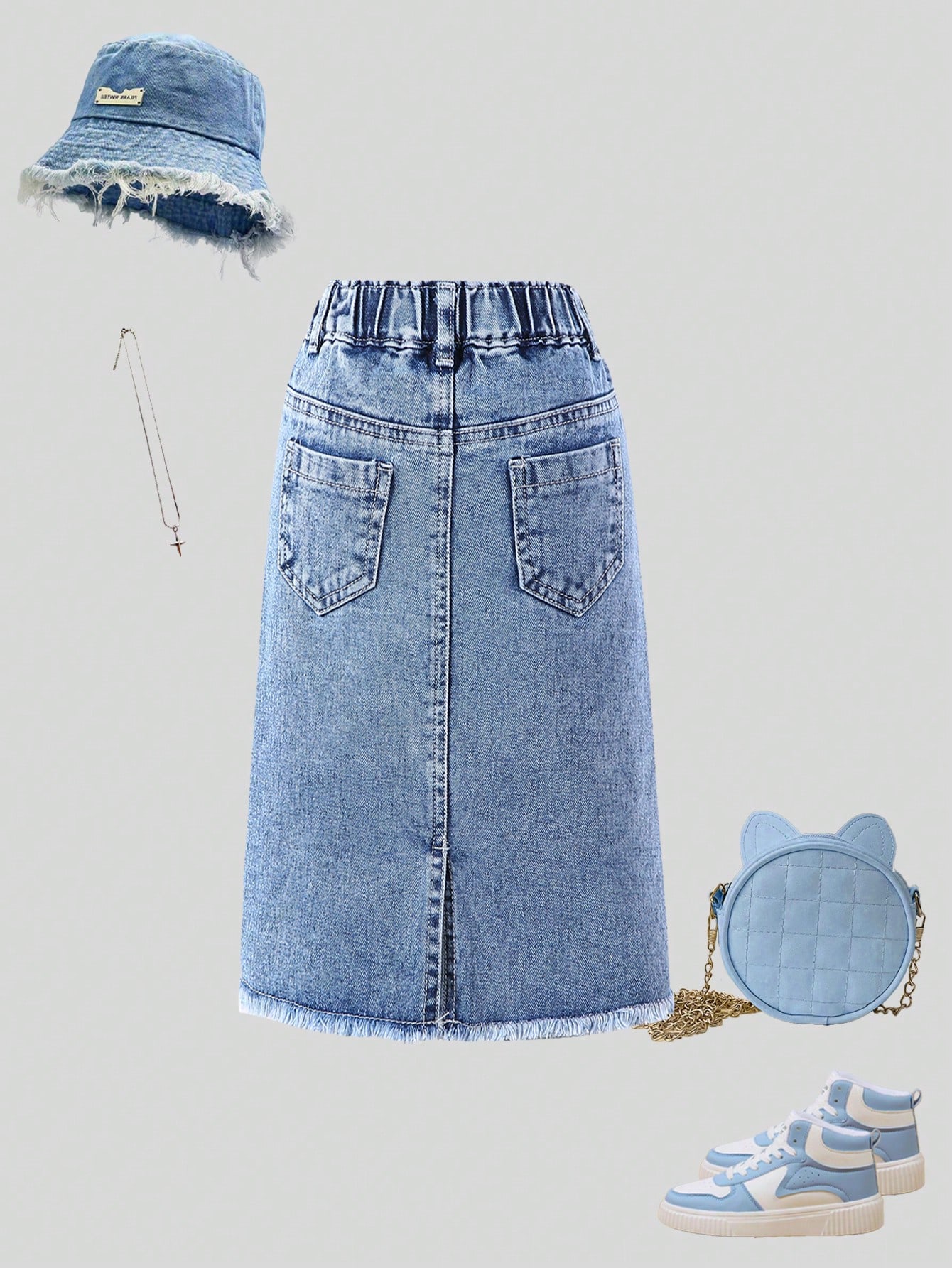 Young Girls Denim Skirts