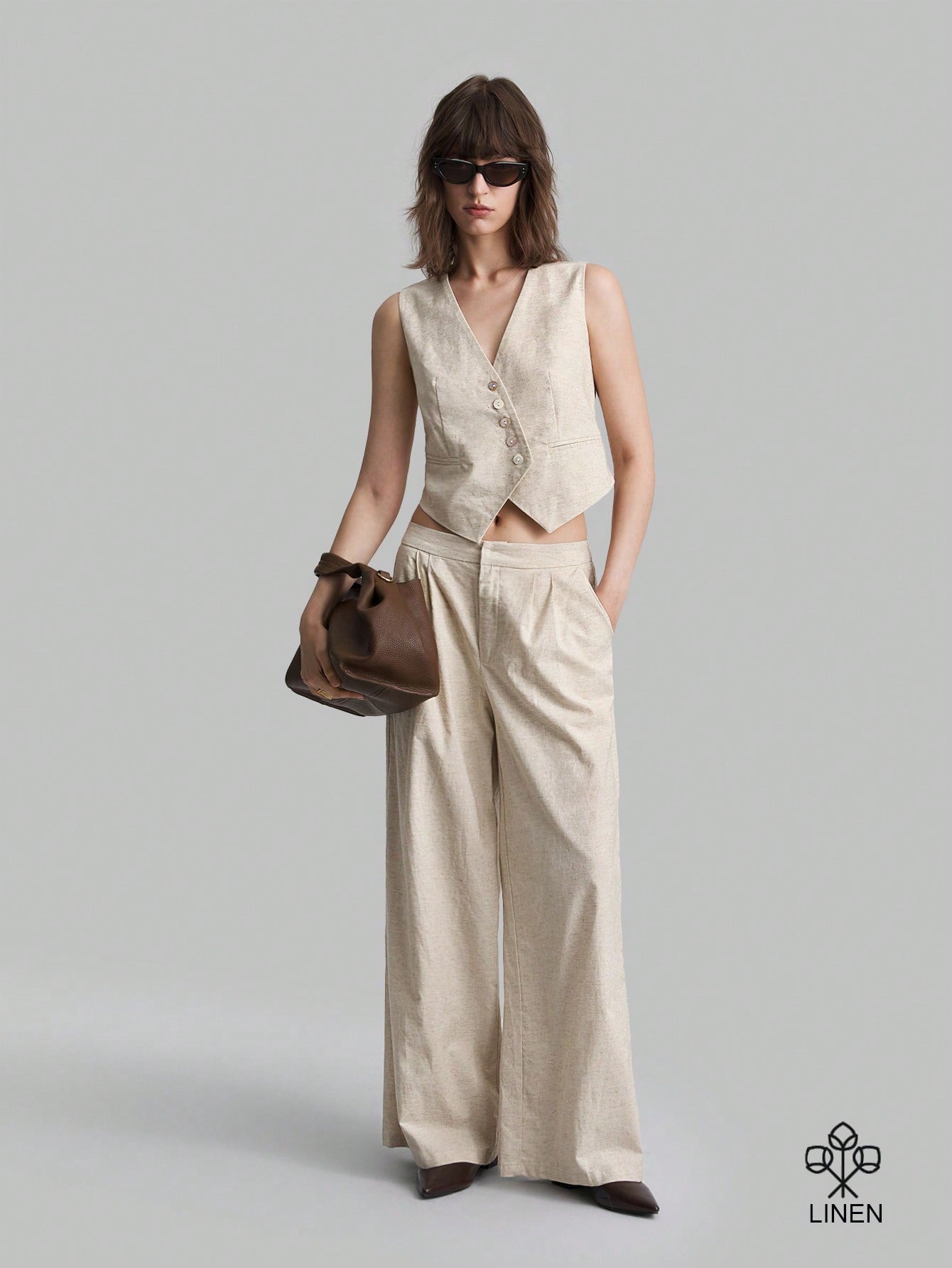 In Beige Women Suits