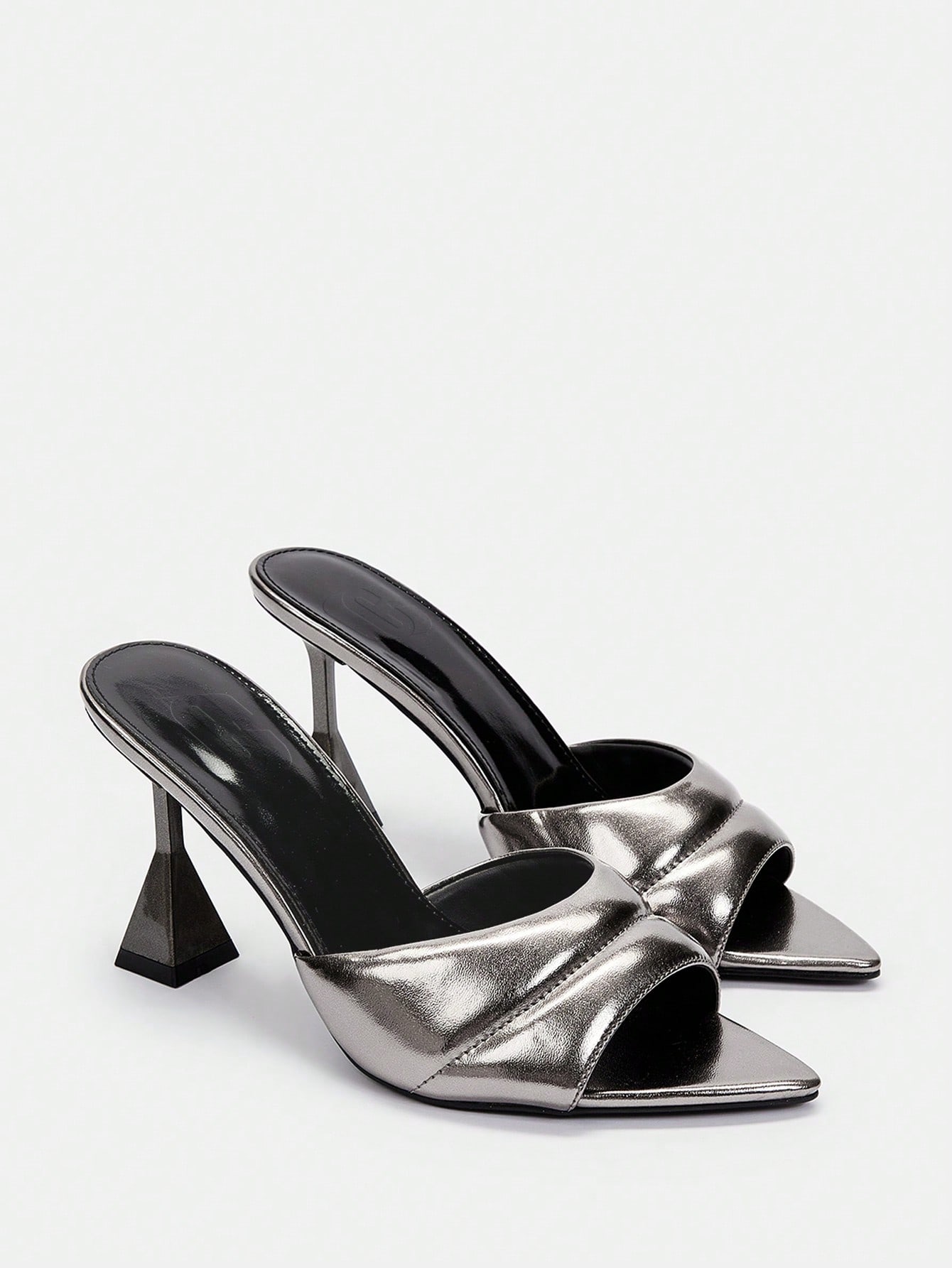 In Grey Women Heeled Sandals